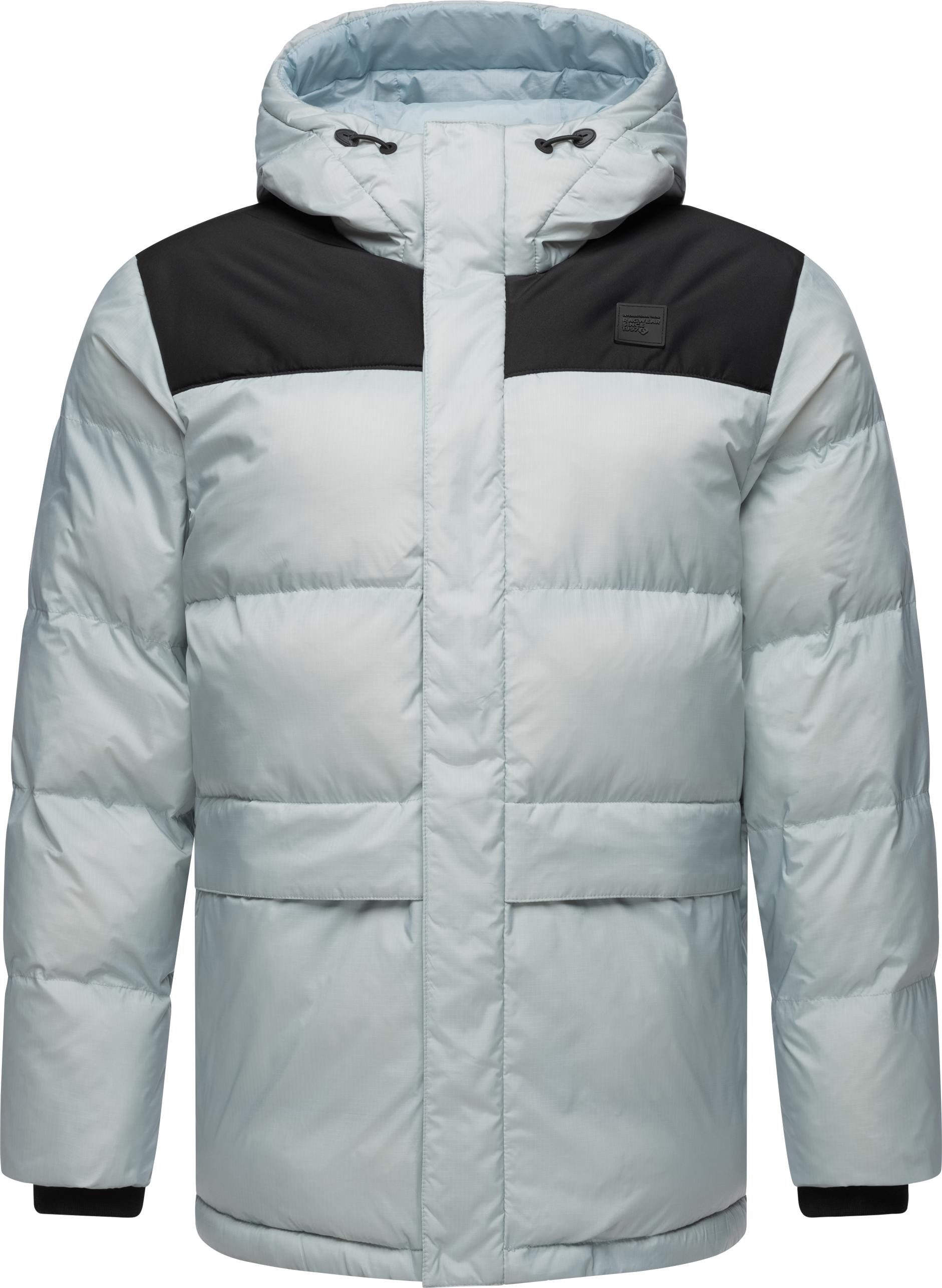 Ragwear Steppjacke Mikkesh Sportliche Herren Winterjacke mit Kapuze