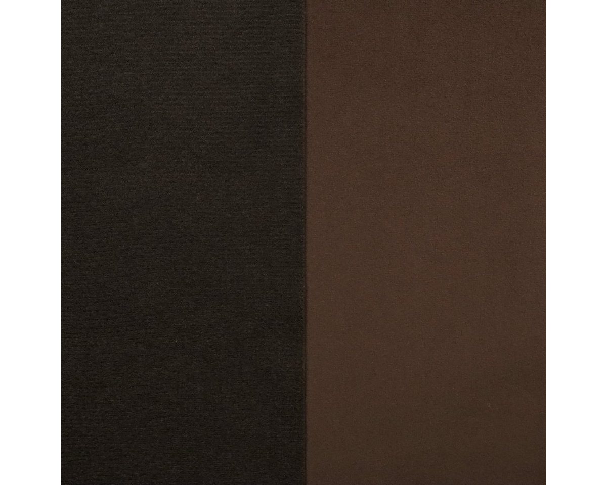 Thumbnail - Stofferia Stoff Polsterstoff Microfaser Velour Velvet Plus Dunkelbraun, Breite 140 cm, Meterware