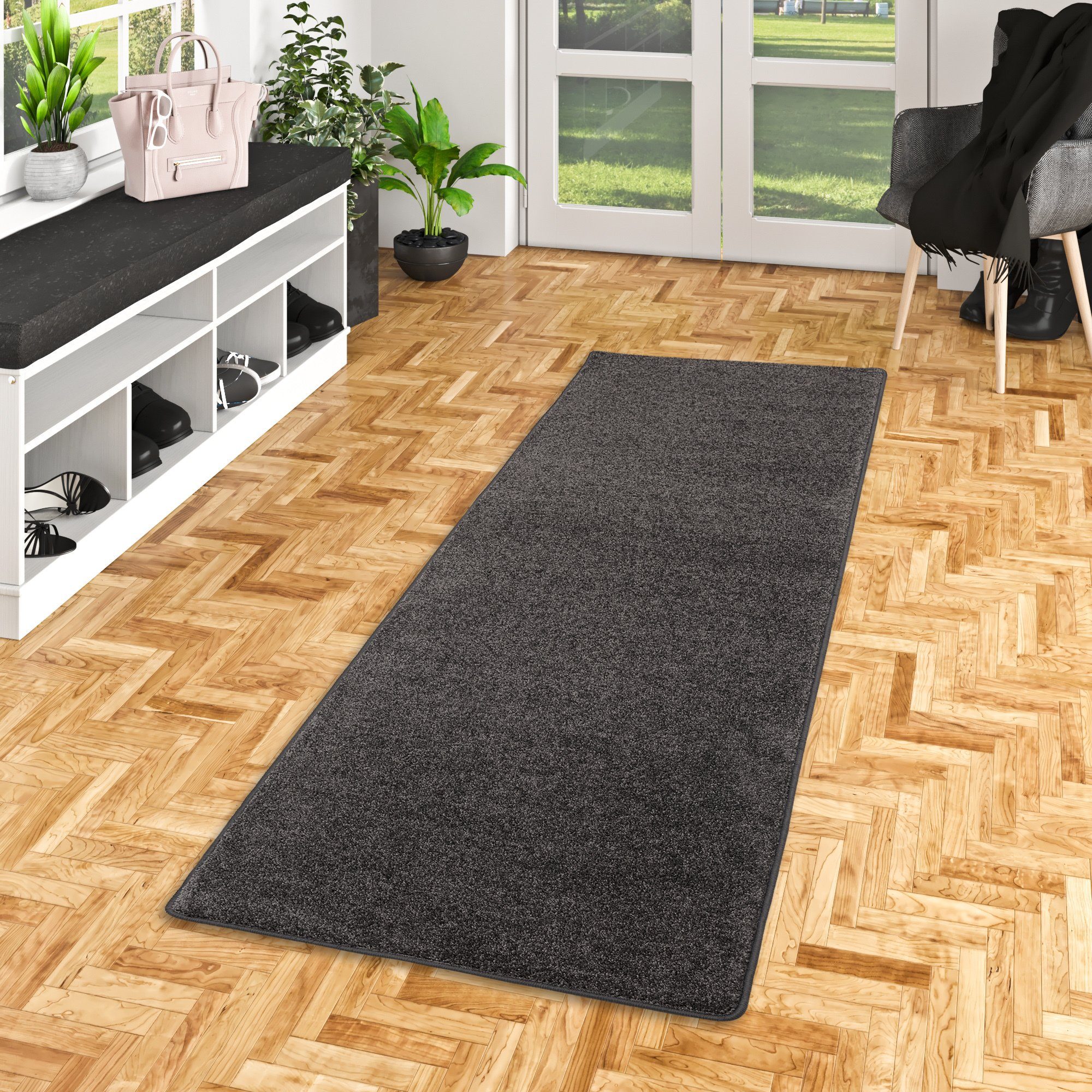 Snapstyle Läufer Hochflor Langflor Teppich Läufer günstig online kaufen