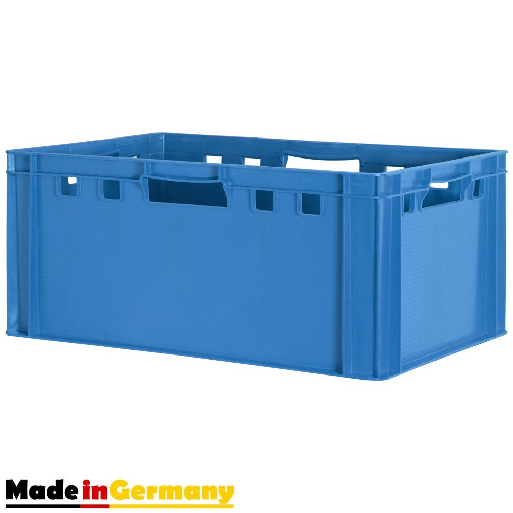 Kingpower Allzweckkiste Fleischkiste Stapelkiste E3 Fleischerkiste Eurobox Metzgerkiste Blau (1 St)