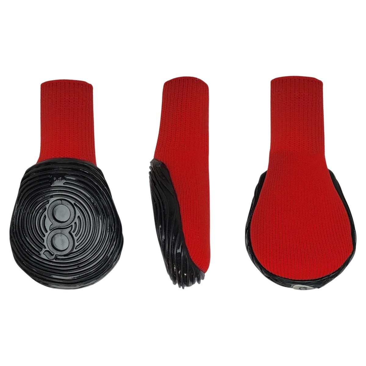 Goo-eez Pfotenschutz Hundeschuhe Athleticaz rot/schwarz