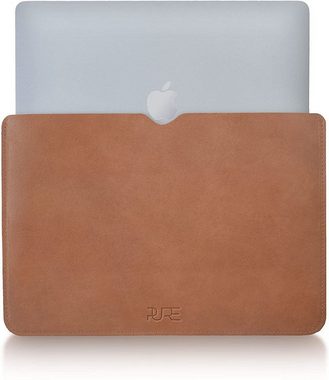 PURE Leather Studio Laptop-Hülle 13 Zoll MacBook Hülle AVIOR 33,8 cm (13,3 Zoll), Laptop-Hülle für Apple MacBook Air/Pro 13 Zoll Sleeve Cover Case