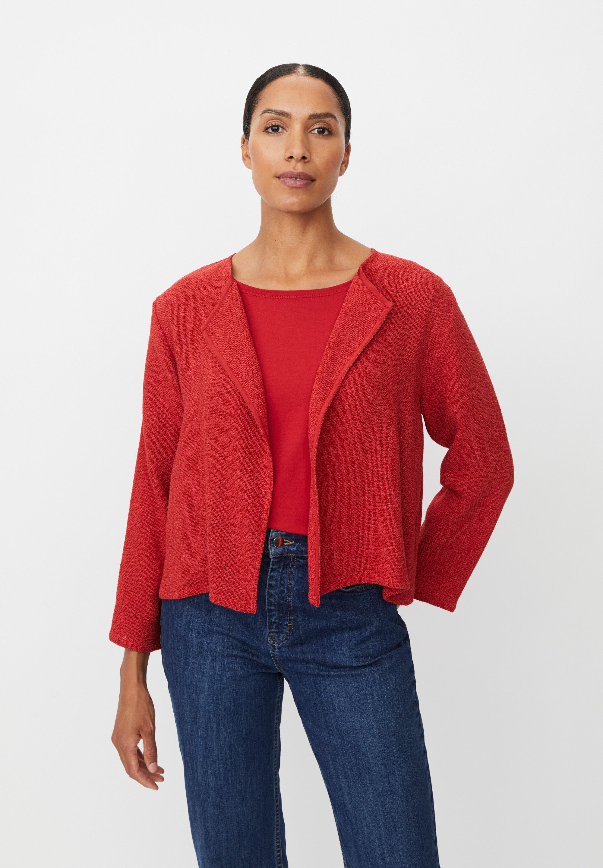 Masai Strickjacke MaJulitta Bouclé, Schalkragen, schmeichelnder Schnitt günstig online kaufen