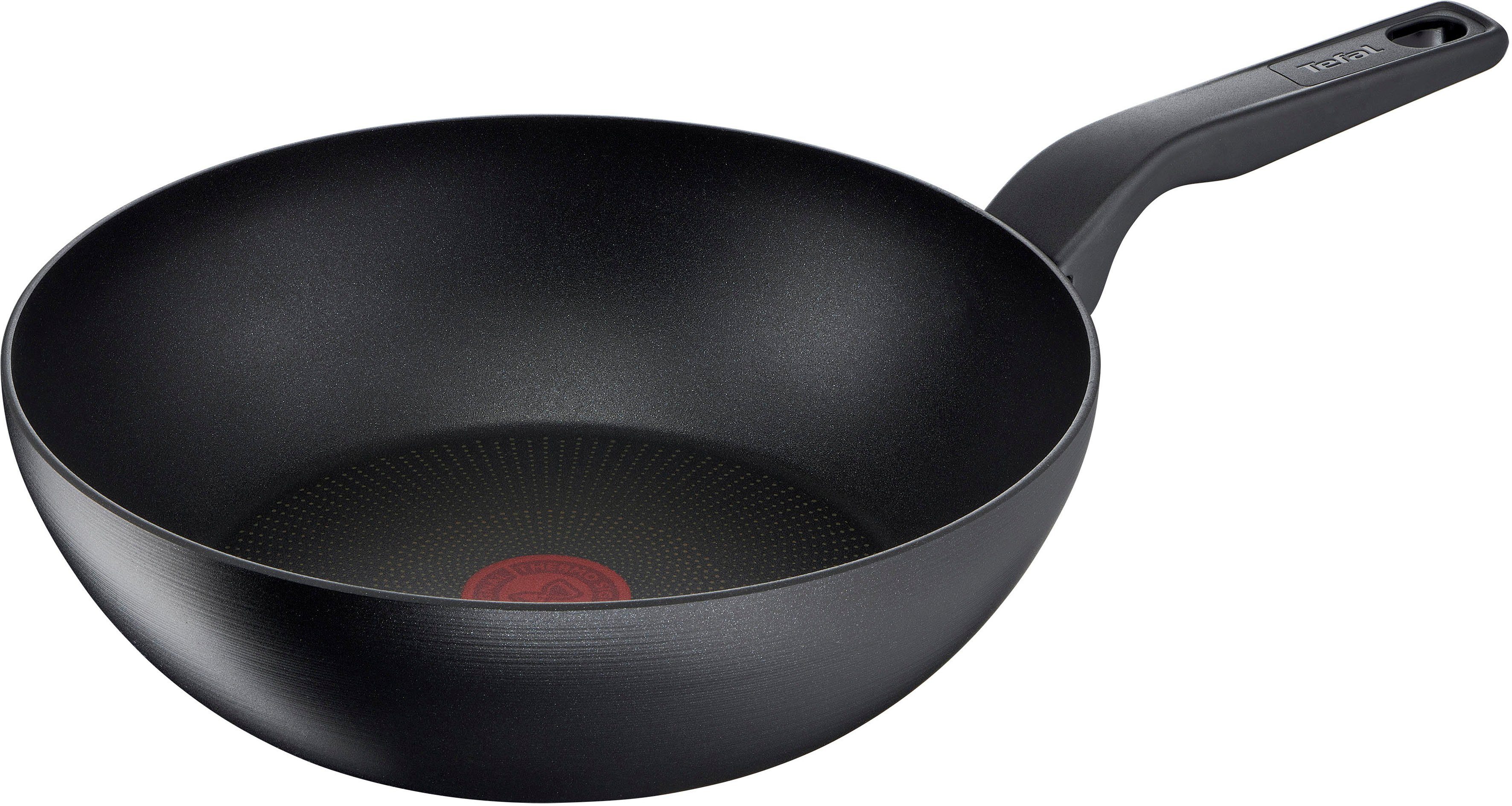 G28919, Hard Induktion, Wok 28 Tefal Pro Aluminium, Temperaturanzeiger, Titanium Antihaftversiegelung, Ø cm