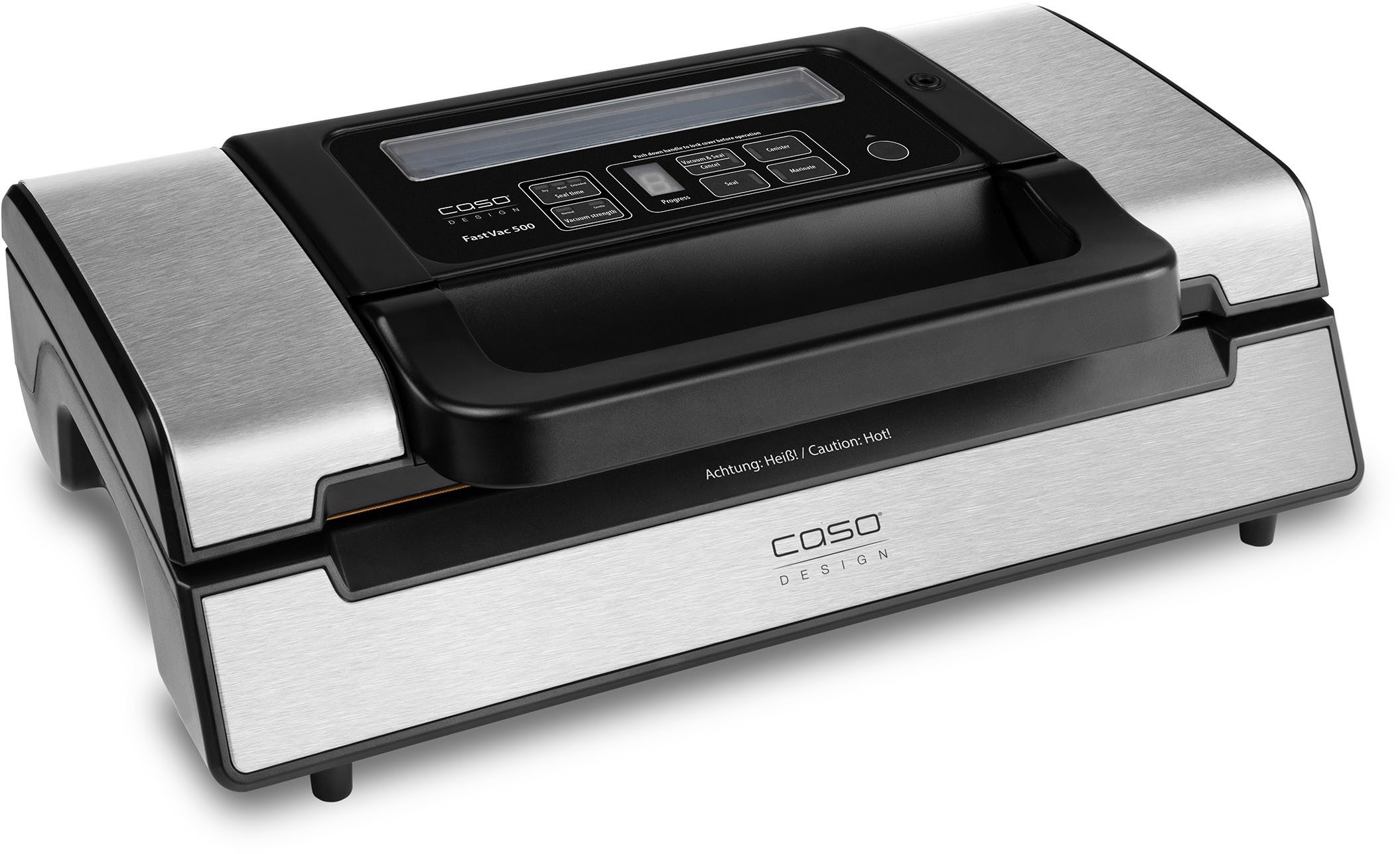 Caso Vakuumierer 1409 FastVAC500, 130W, mit 2 Folienrollen zum sofortigen Ausprobieren – Bild 4 von 5