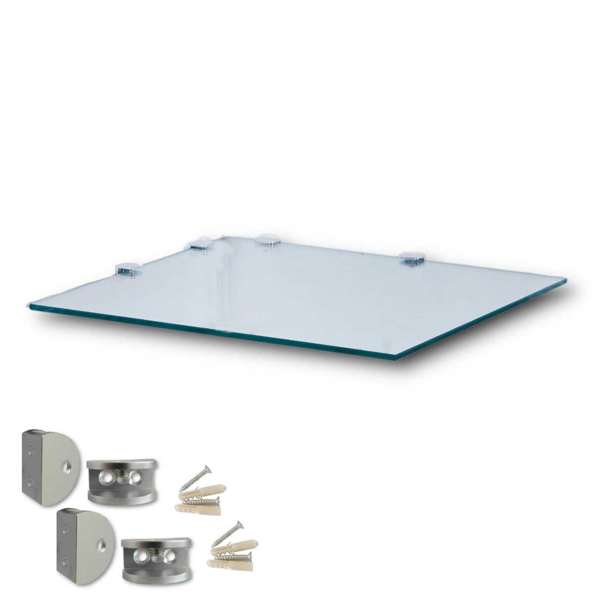 HOOZ Tischplatte Eckregal aus Sicherheitsglas mit günstig online kaufen
