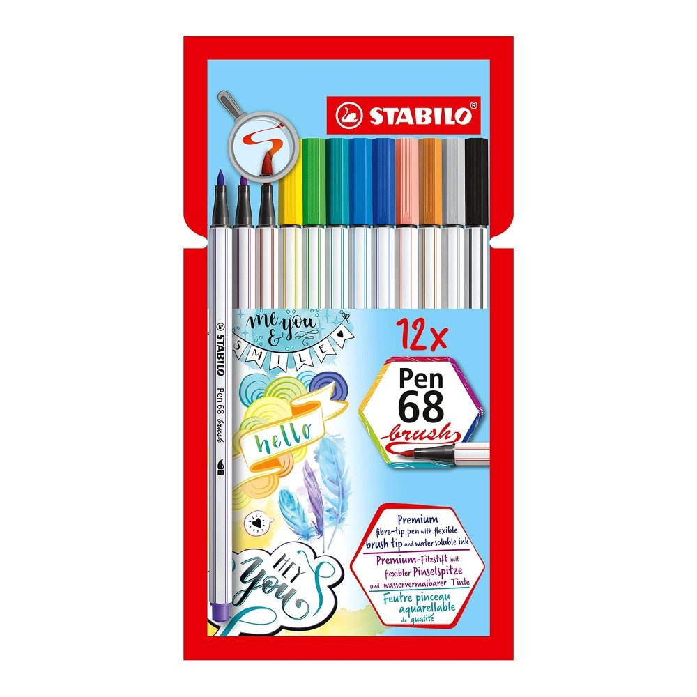 STABILO Pen 68 brush, (1-tlg), title