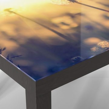 DEQORI Couchtisch 'Pusteblumenwiese', Glas Beistelltisch Glastisch modern
