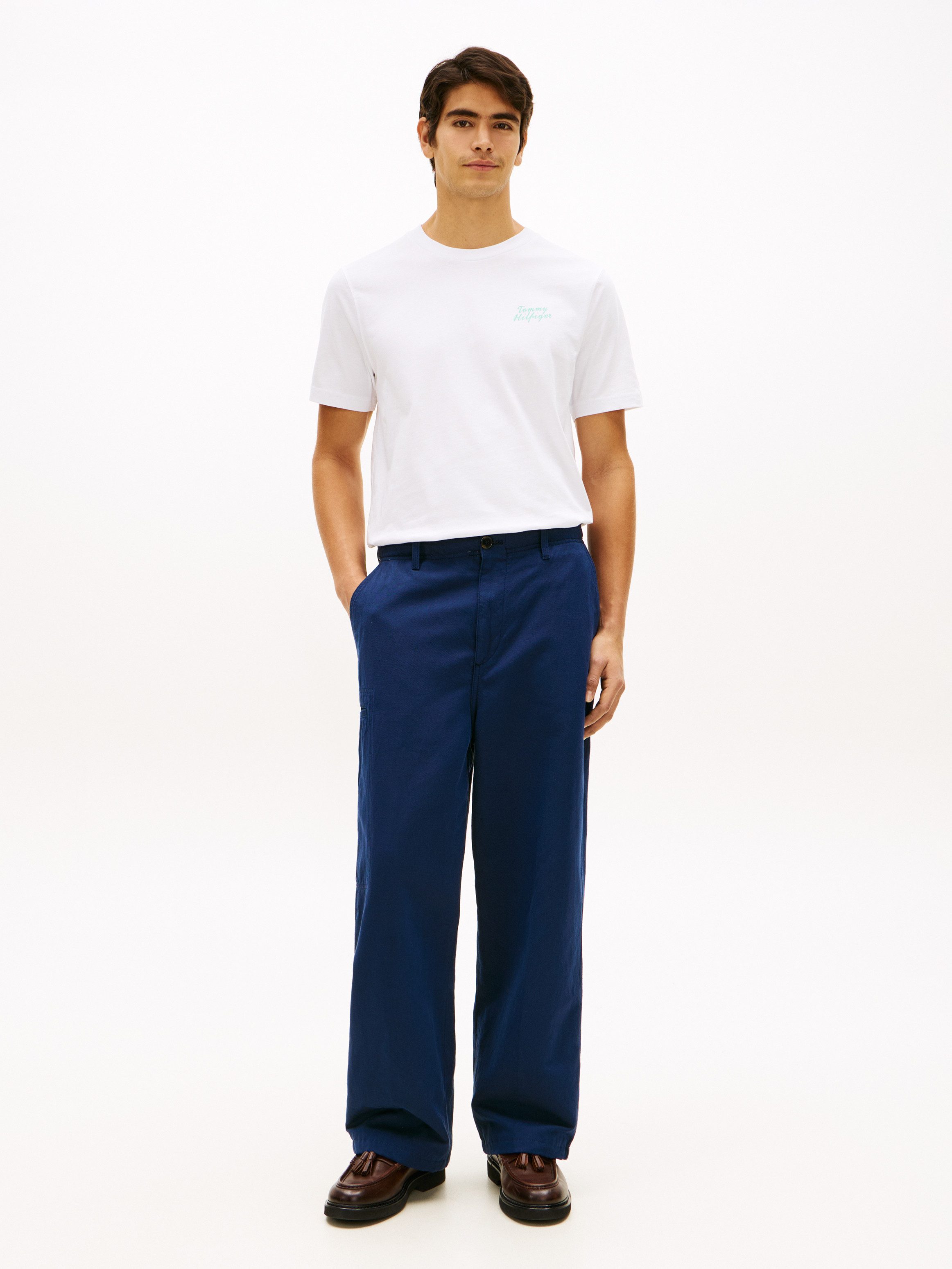 Tommy Hilfiger T-Shirt PALM PHOTO PRINT mit Fotoprint hinten