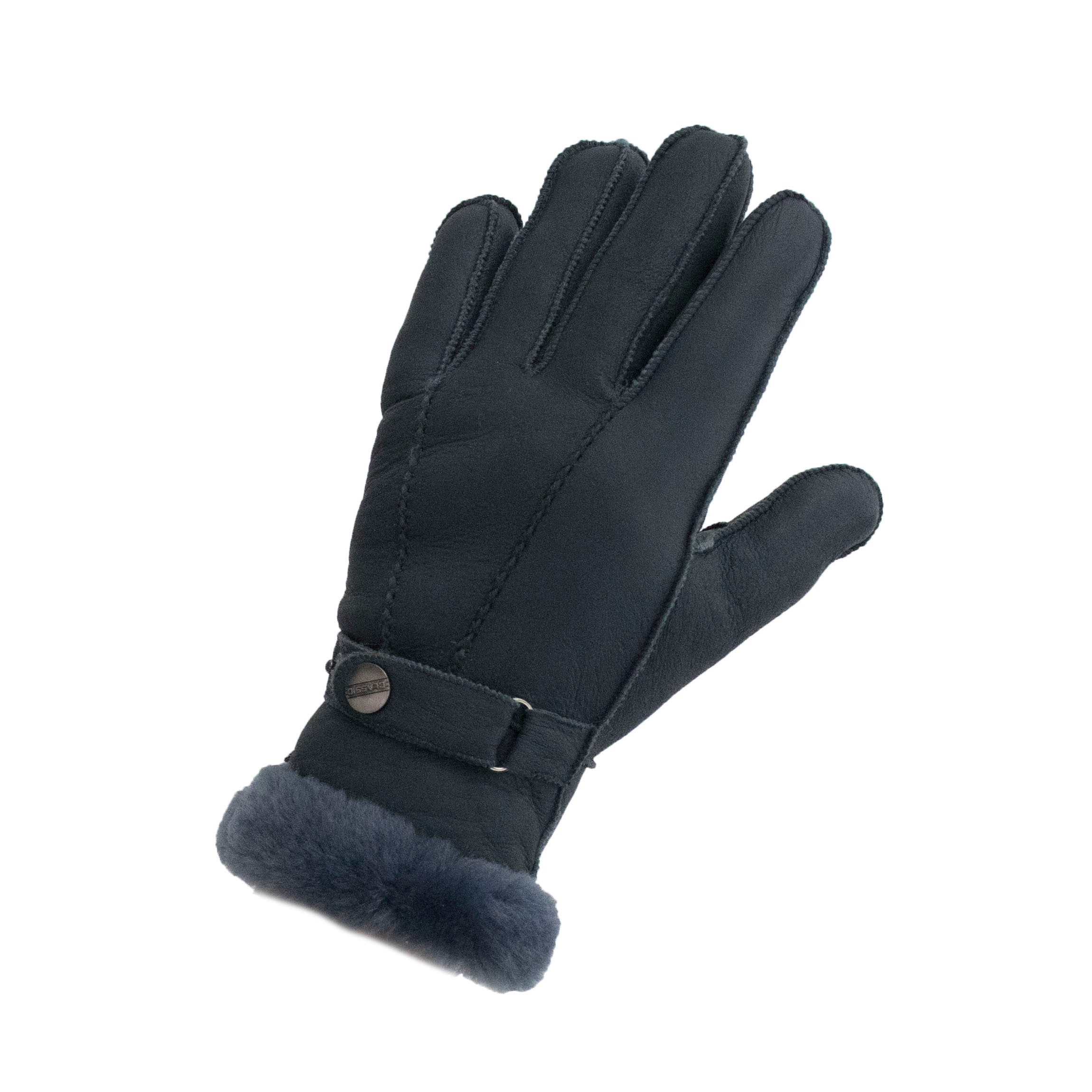 Reissner Lammfelle Lederhandschuhe Finger Handschuhe Nappaleder gefüttert echtes Lammfell (2-St) – Bild 2 von 5