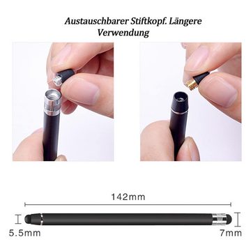 Houhence Eingabestift Tablet 2 Pack Touchscreen Stift 2 in 1 Stylus Touch Pen
