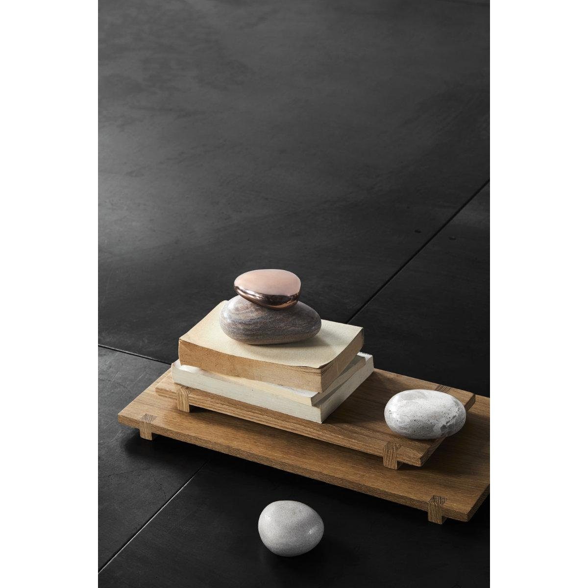 Kristina Dam Studio Dekoobjekt Steinhaufenskulptur Grau