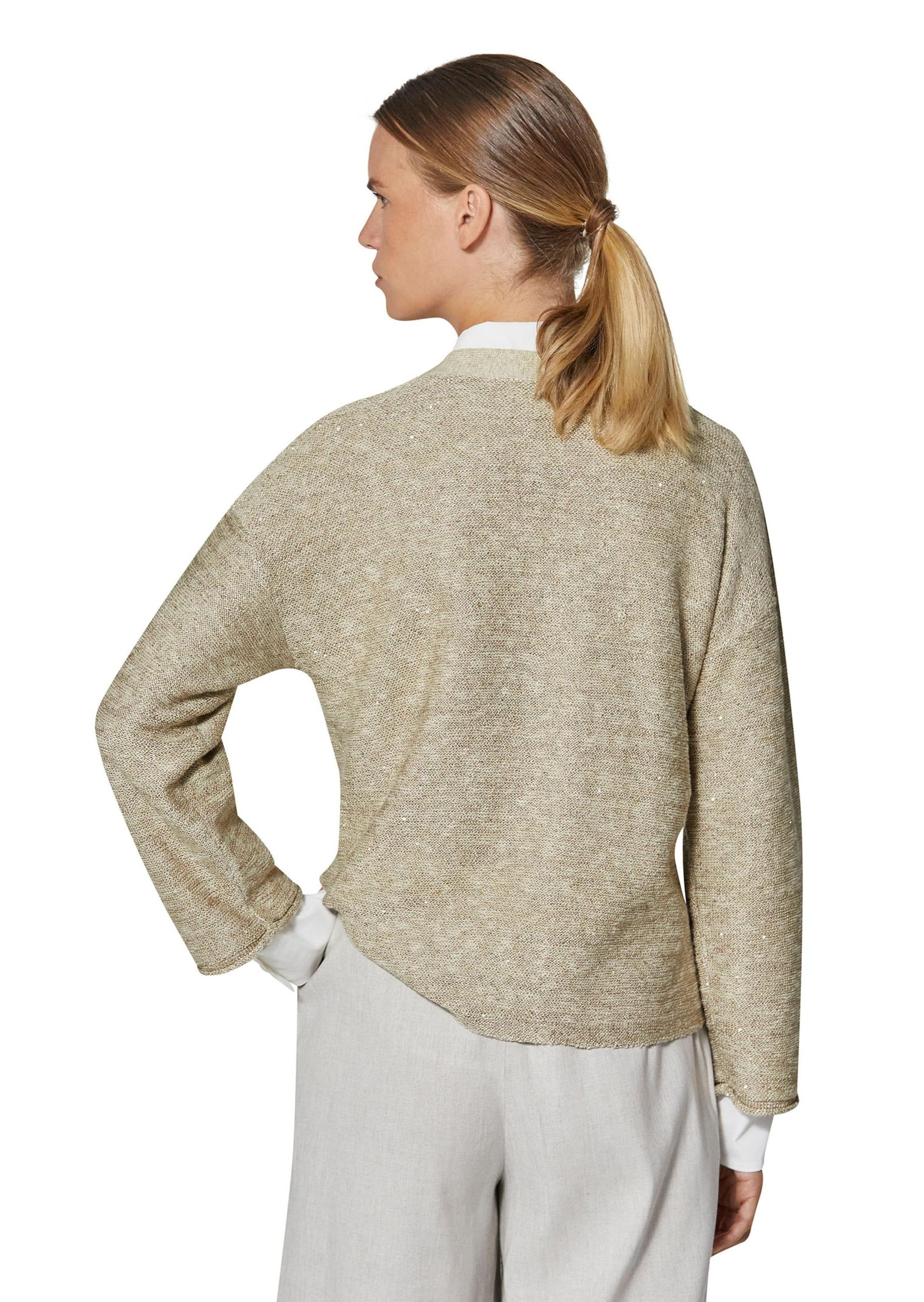 MADELEINE Strickjacke Strickjacke mit Pailletten