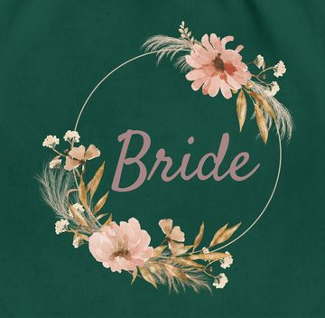 Shirtracer Turnbeutel Bride Braut Boho, JGA Junggesellenabschied Frauen