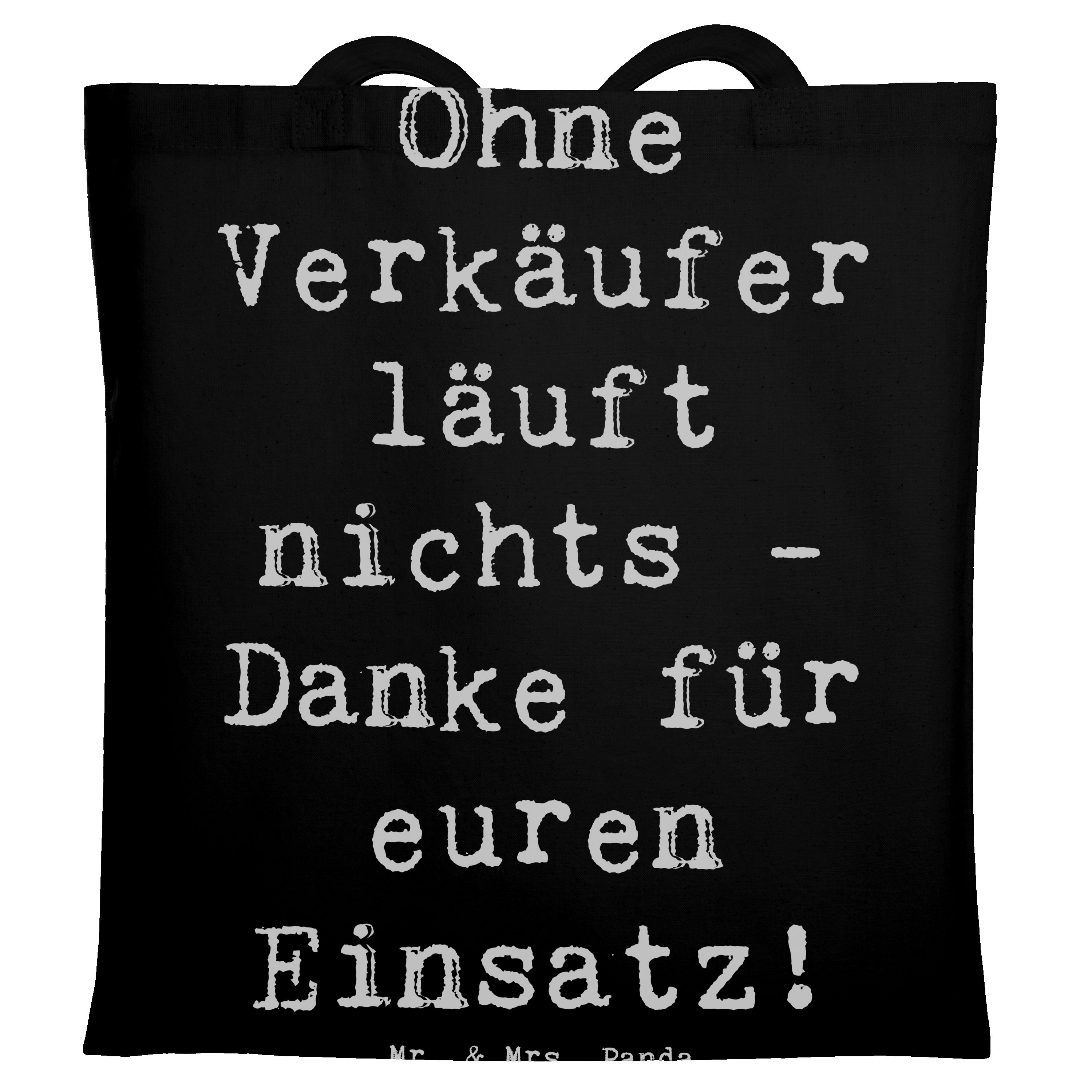Tragetasche Verkäufer Helden - Schwarz - Geschenk, Dankesspruch Verkauf, Dankesch
