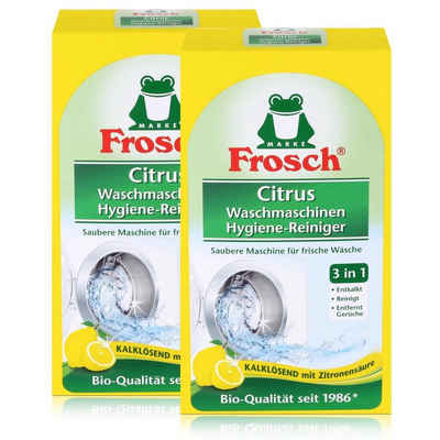 FROSCH Frosch Citrus Waschmaschinen Hygiene-Reiniger 250g - Kalklösend (2er P Spezialwaschmittel