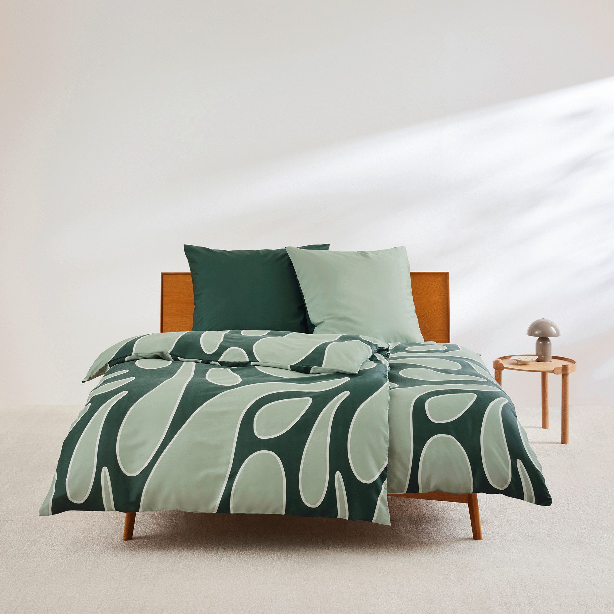 s.Oliver Bettwäsche Satinbettwäsche s.Oliver, Mako-Satin, 2 teilig, im angesagten Trenddesign