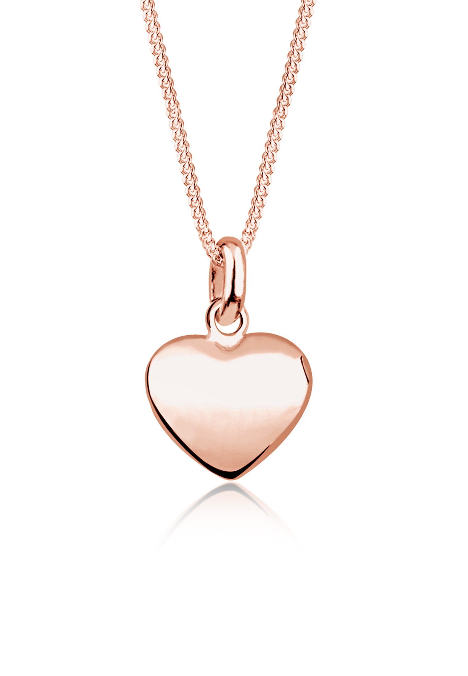Elli Kette mit Anhänger Herz Filigran Klassisch 925 Silber, Herz