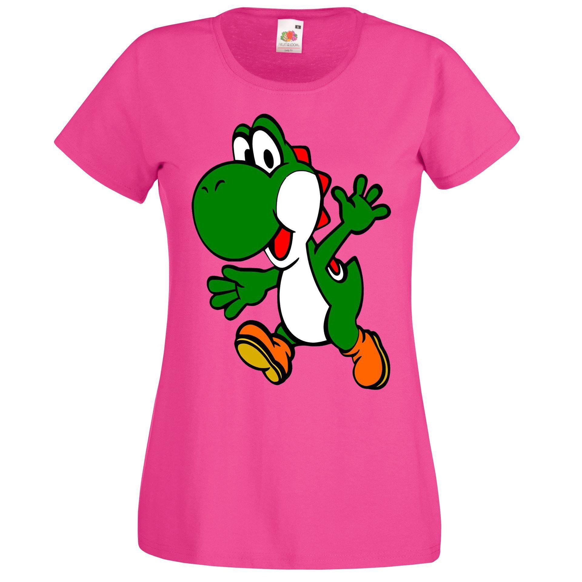 Youth Designz Print-Shirt Yoshi Damen T-Shirt Gaming Fun Print für Frauen m günstig online kaufen