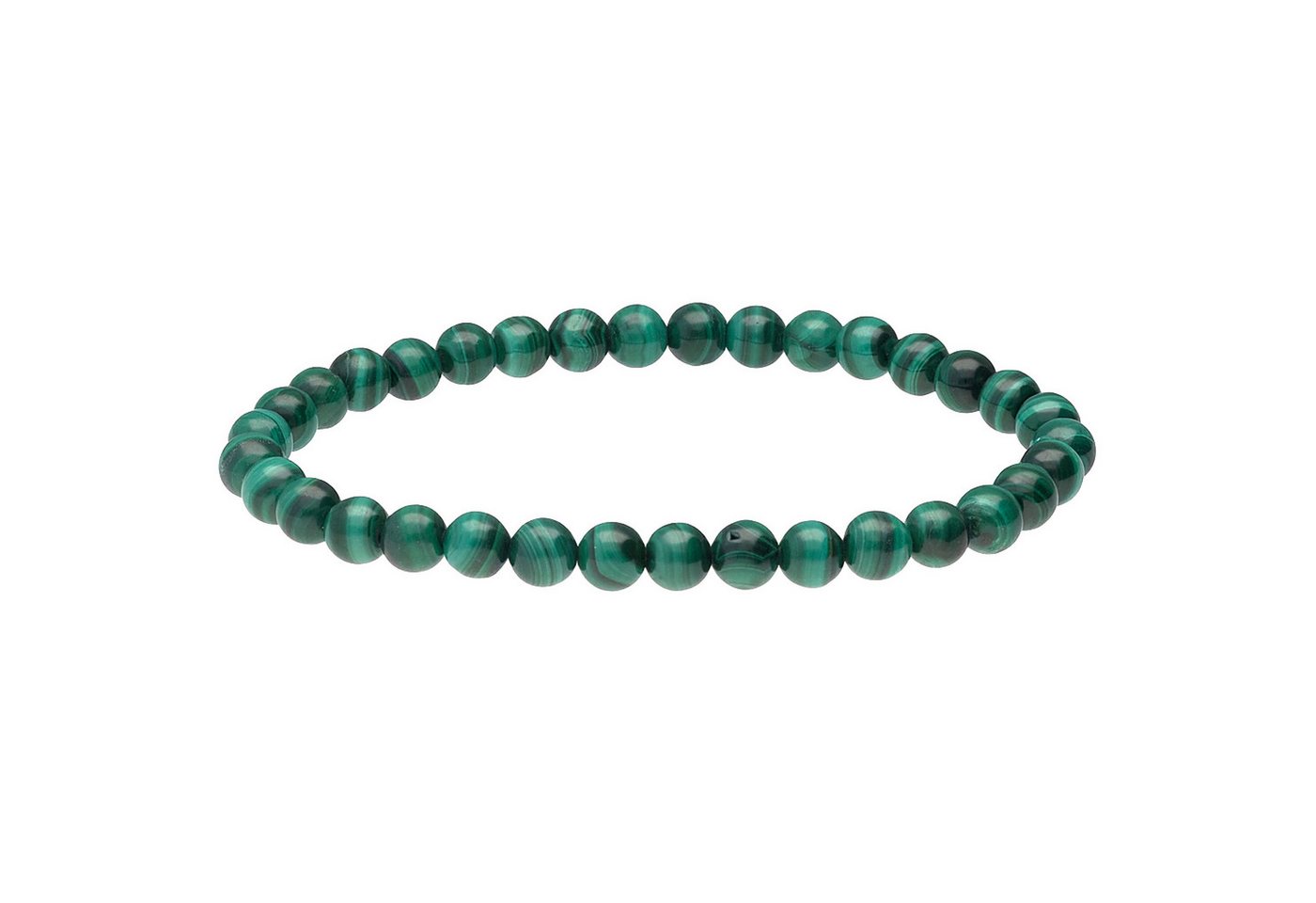 Lebensquelle Plus Armband Malachit Kugelarmband, 6 mm