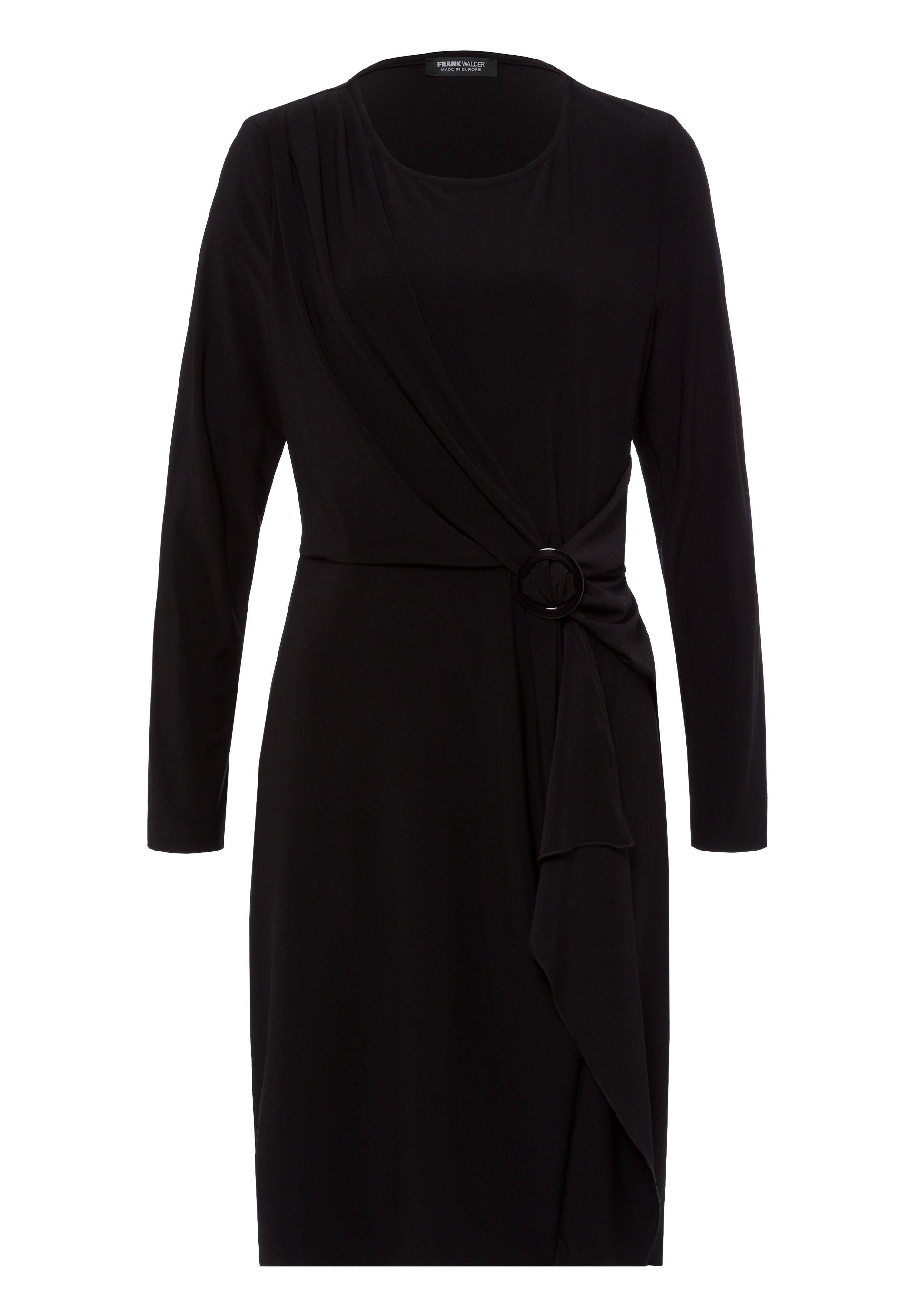 FRANK WALDER Jerseykleid mit weich fließenden Volants