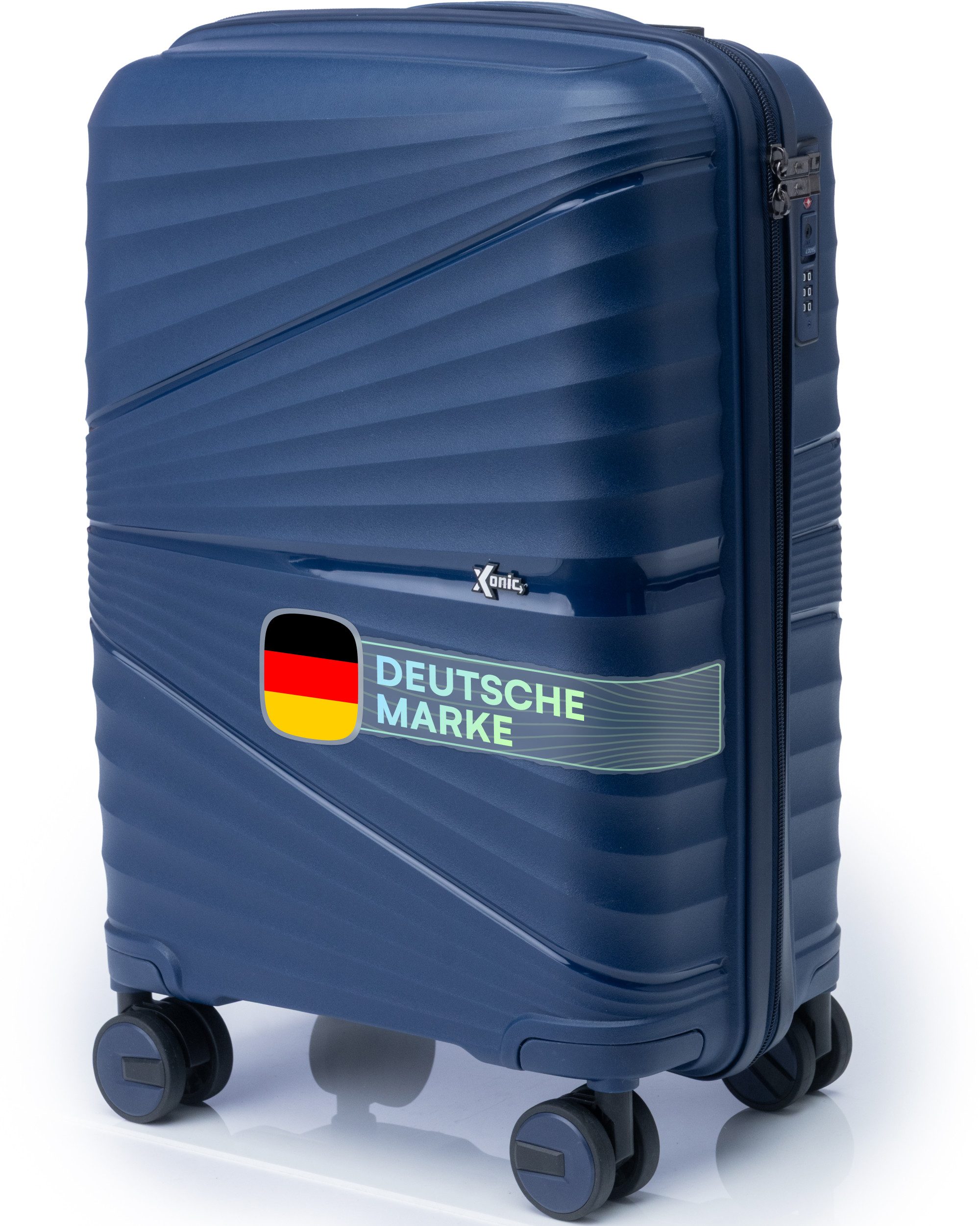 Xonic Koffer Xonic® Hartschalenkoffer Bruchsicherer Rollkoffer TSA-Reisekoffer, 4 Rollen