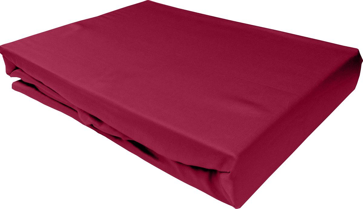 BETTWAESCHE-MIT-STIL Spannbettlaken Mako Satin Spannbettlaken, Matratzenhöh günstig online kaufen