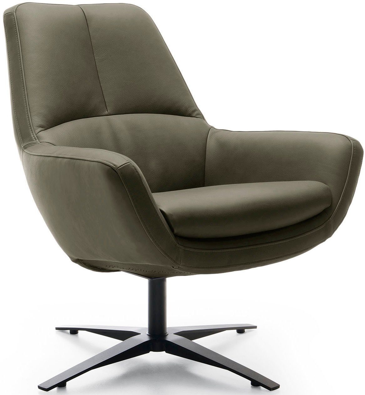 BETYPE Drehsessel Be Organic Standard Back, Loungesessel, in elegantem Design mit Drehfunktion
