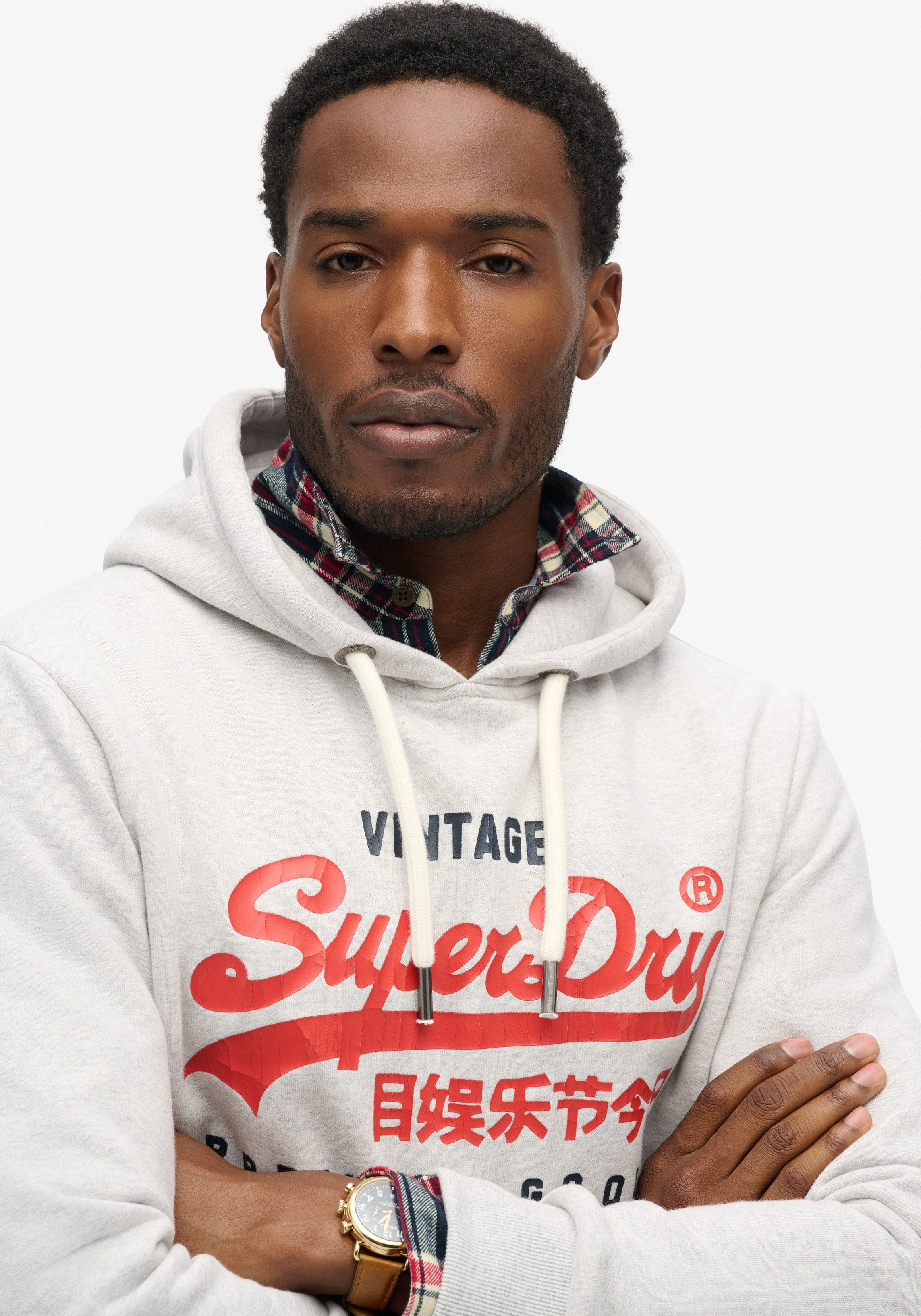 Superdry Kapuzensweatshirt DUO VINTAGE LOGO HOODIE günstig online kaufen