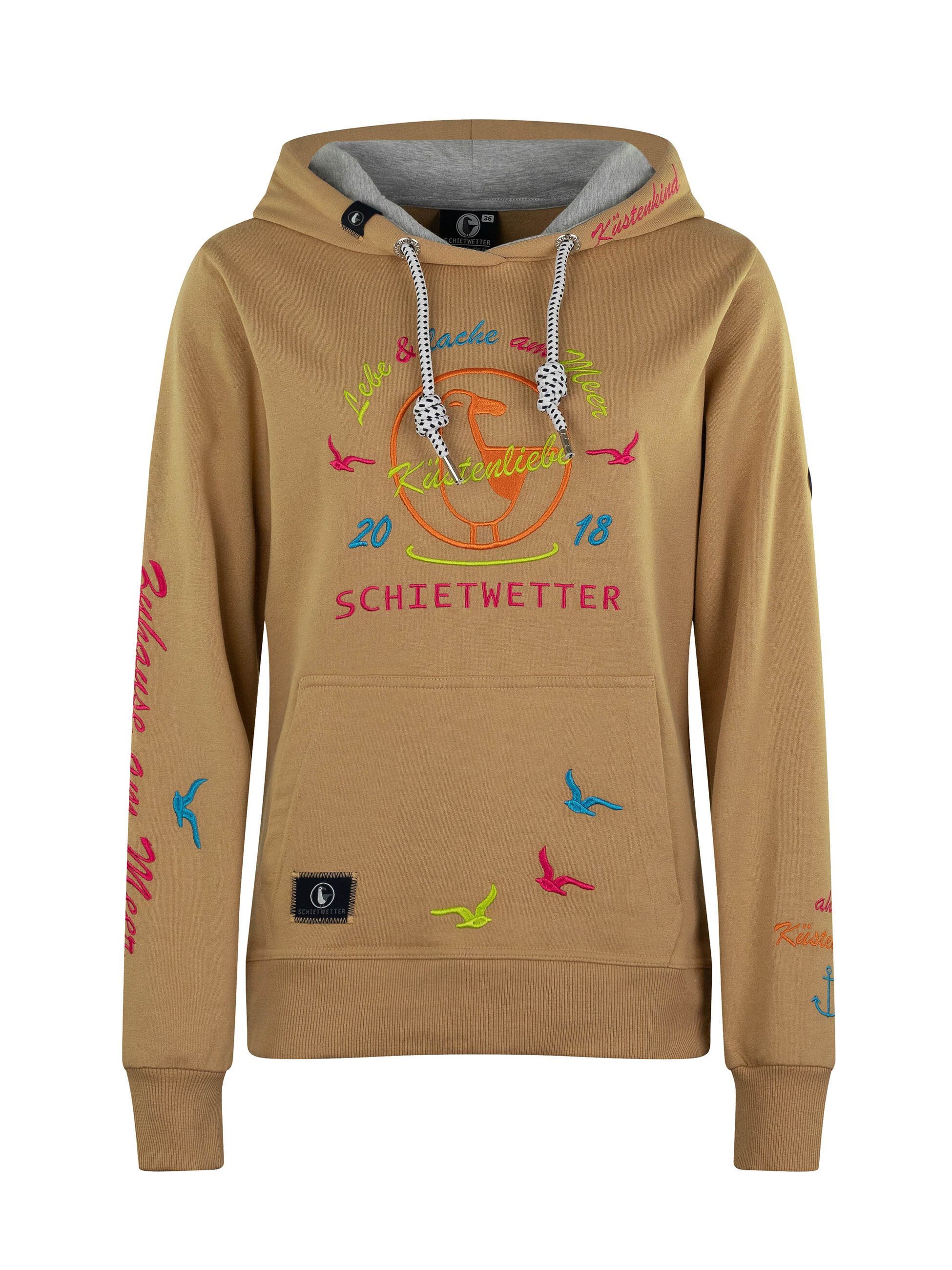 Schietwetter Kapuzenpullover Damen Hoodie Finja Flüstertüte günstig online kaufen