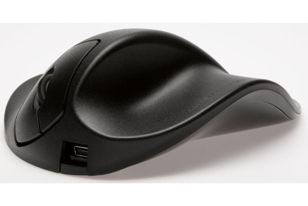 HANDSHOEMOUSE ergonomische Maus (Hippus HandshoeMouse klein kabellos schwarz)