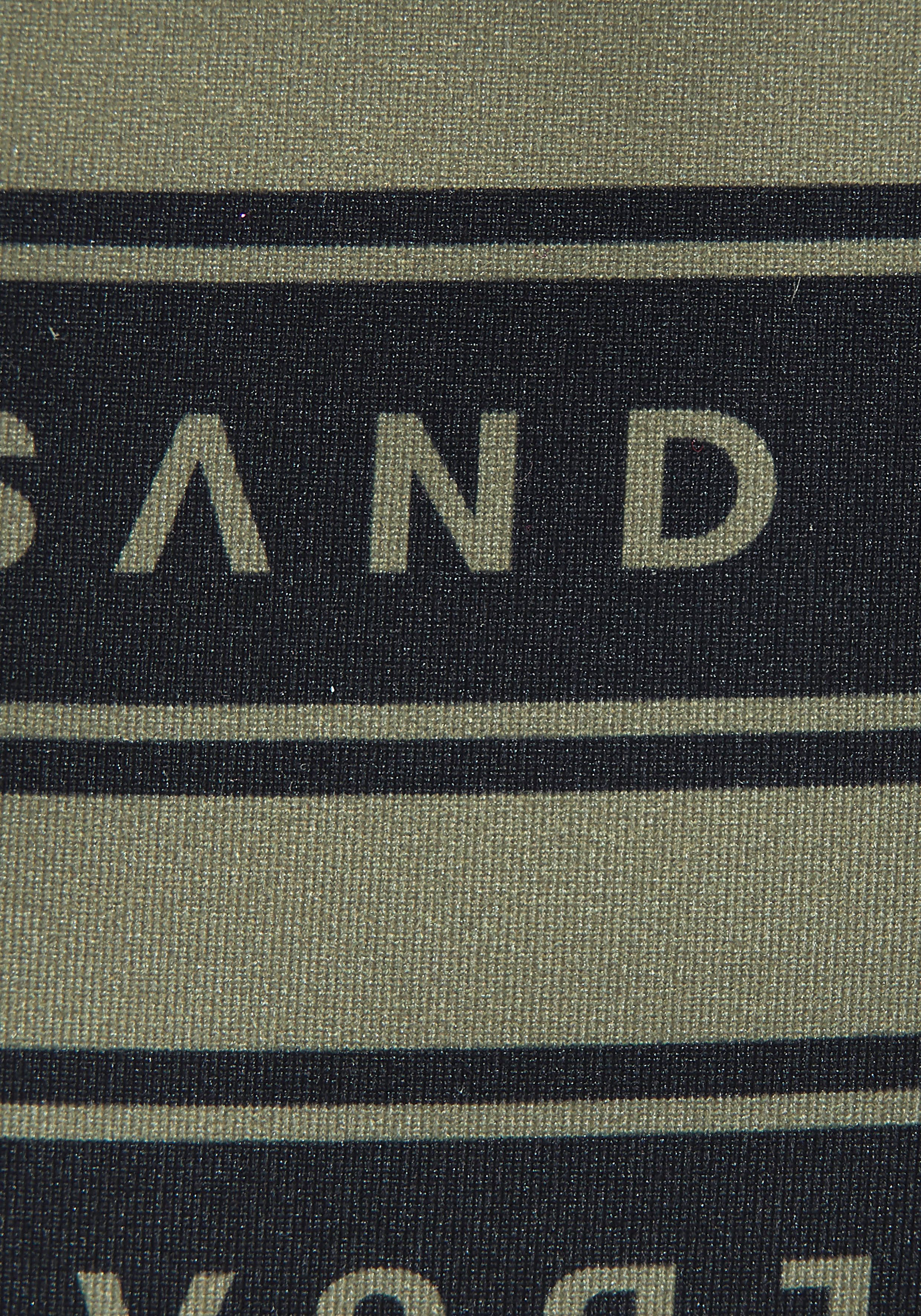Elbsand Triangel-Bikini Zone (Set) mit kontrastfarbenen Streifen und Schriftzügen – Bild 4 von 5