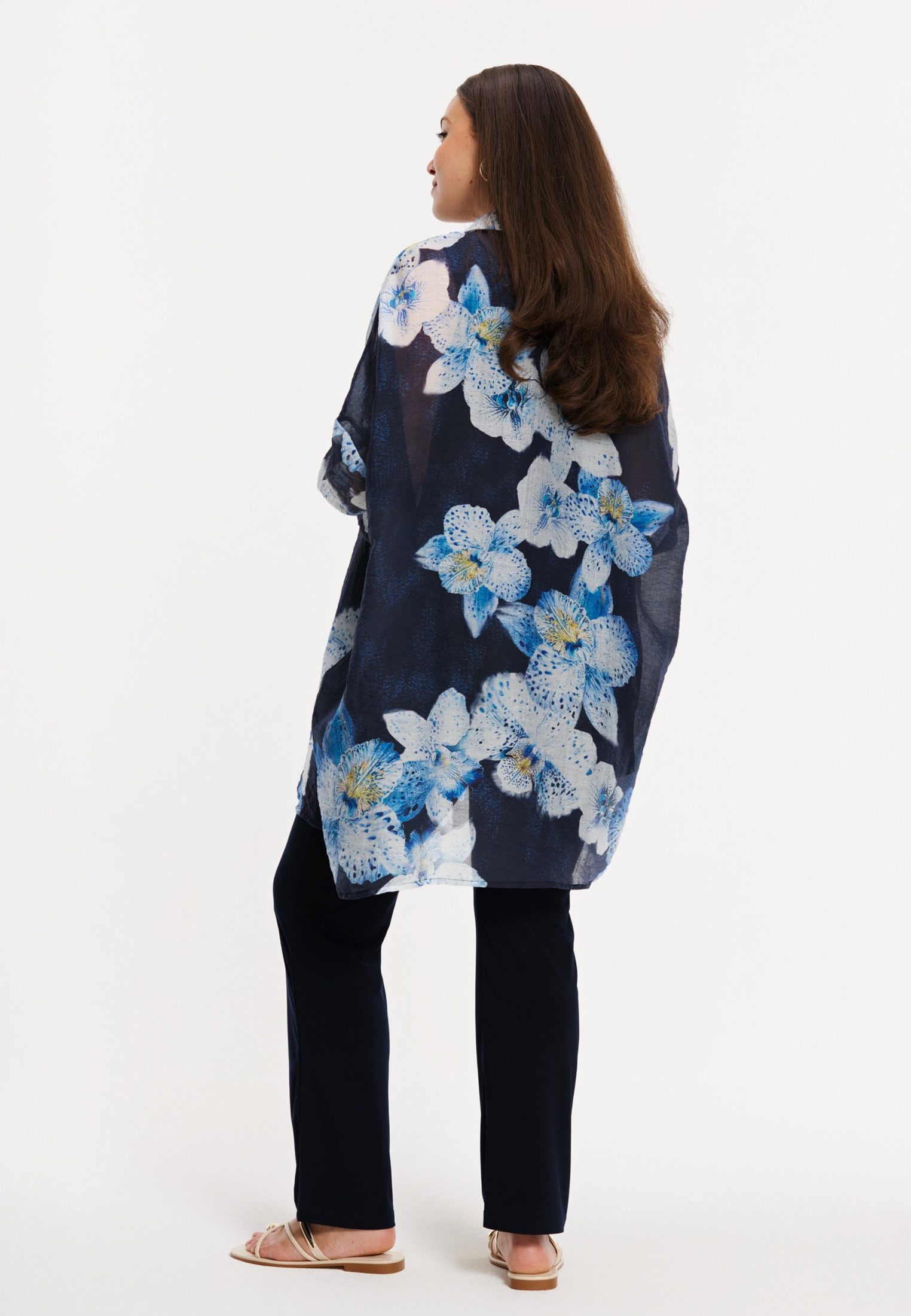 YOEK Blusentop Damen Bluse mit Druck
