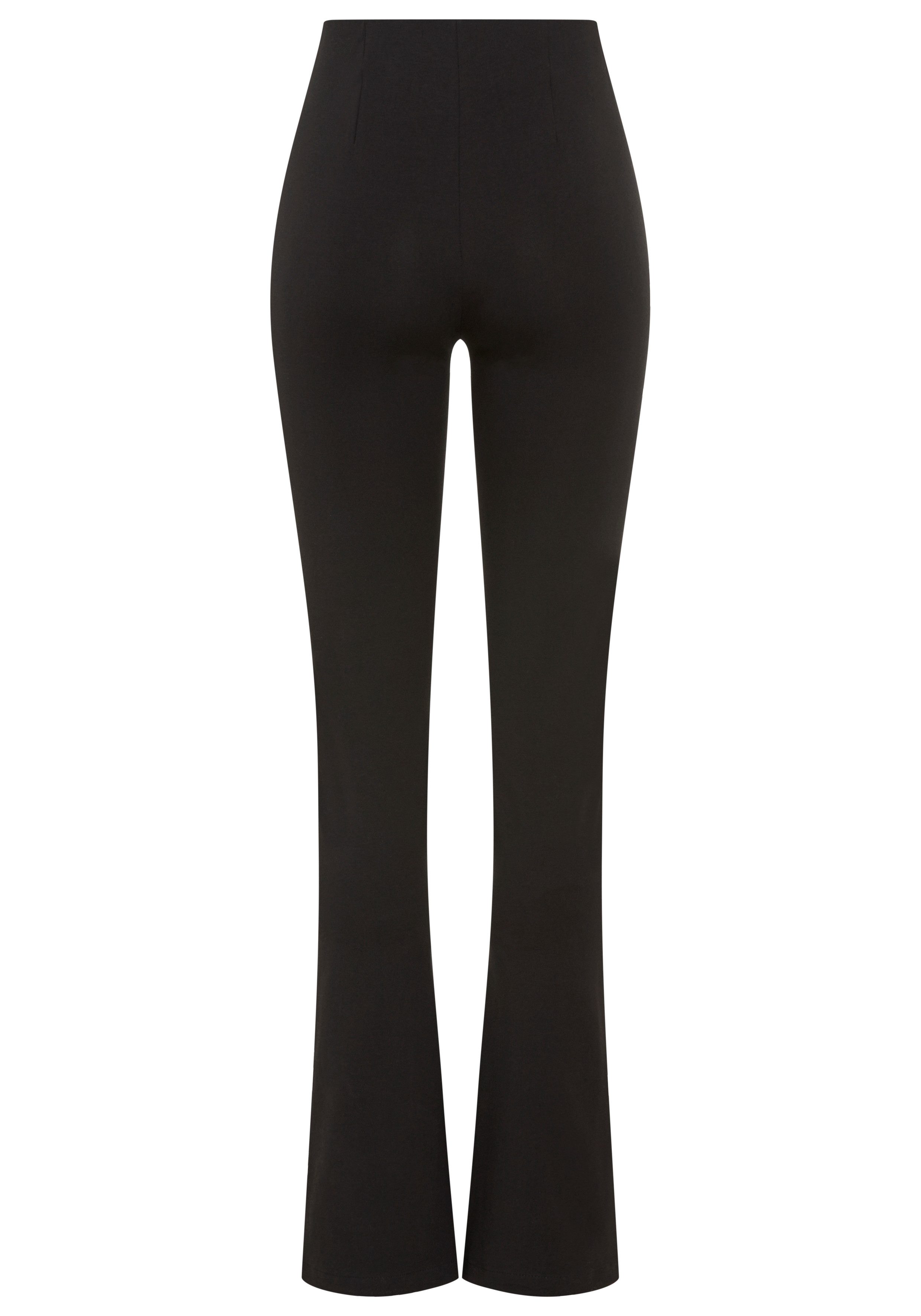 HUGO Blue Bootcuthose Nuflare mit Schlitzen am Innensaum, Flared Fit günstig online kaufen