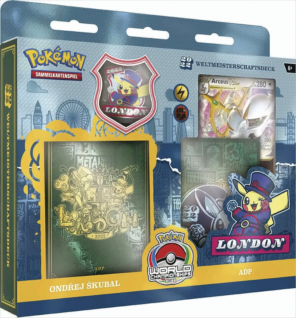 POKÉMON Sammelkarte Pokemon Weltmeisterschaftsdeck 2022 Ondřej Škubal