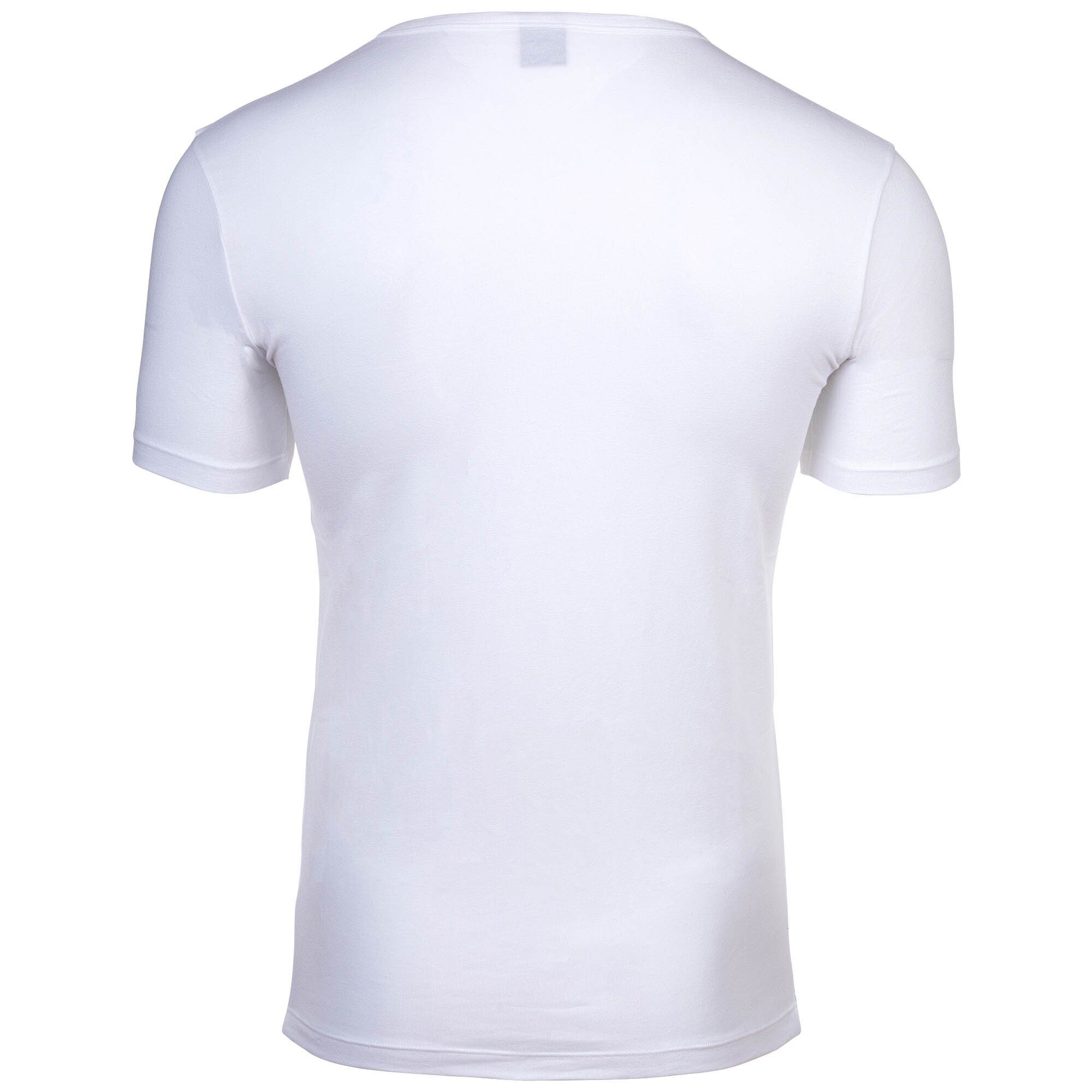 BOSS Unterhemd Herren T-Shirts, Pack - Shirts, Unterhemd Weiß 4er