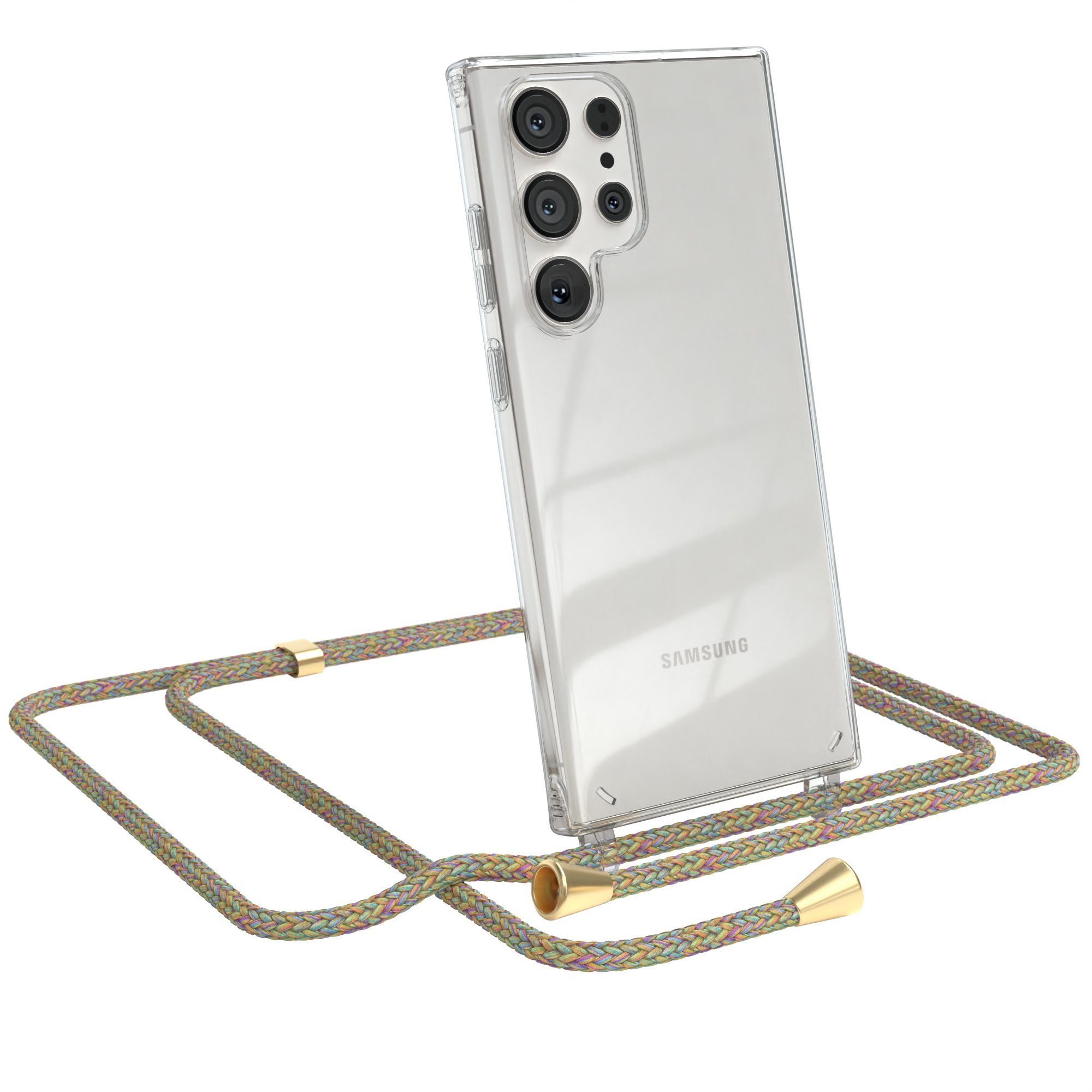 Handykette Hülle mit Kette für Samsung Galaxy S23 Ultra