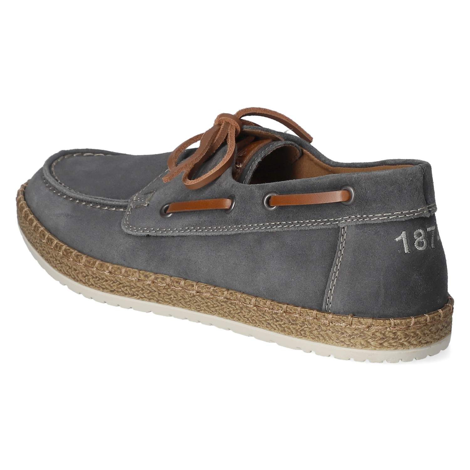 Rieker Rieker B5220-14 Herren Rauleder blue Schnürschuh