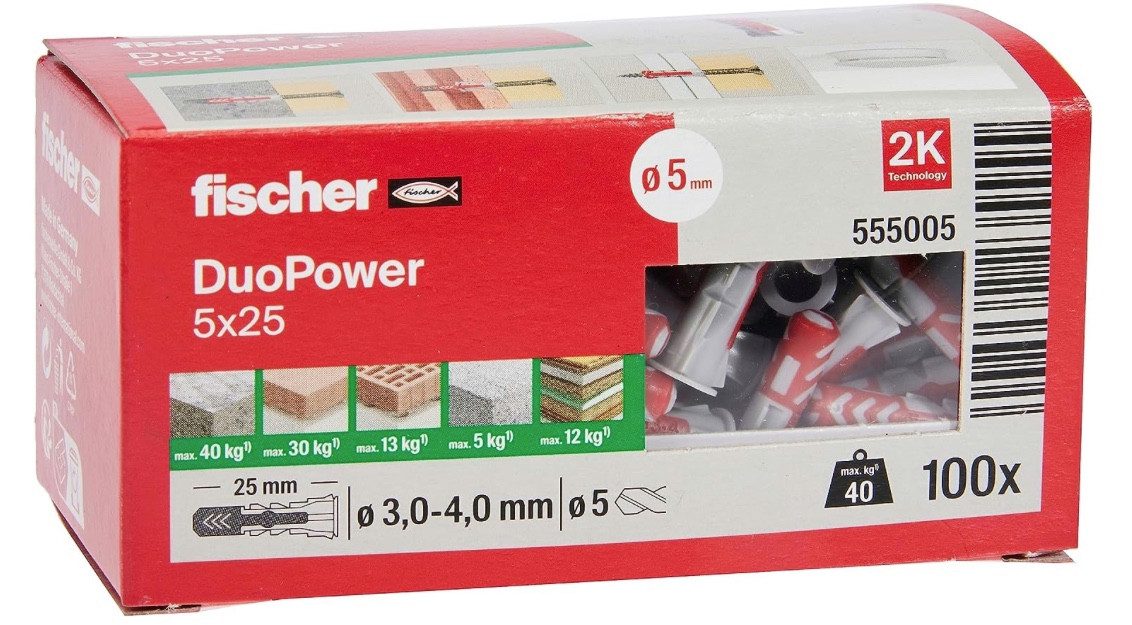 fischer Universaldübel Fischer Dübel, (19-tlg)