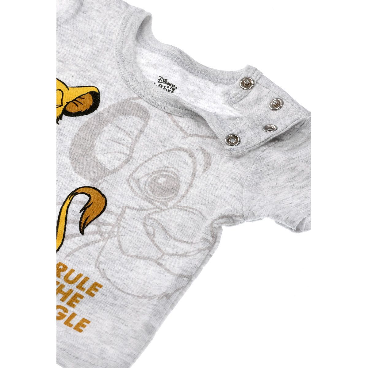 Disney Lion King T-Shirt & Shorts Unisex Kids (2-piece) Shirt, T-Shirt, Shorts, Short Pants Set Shirt Shorts