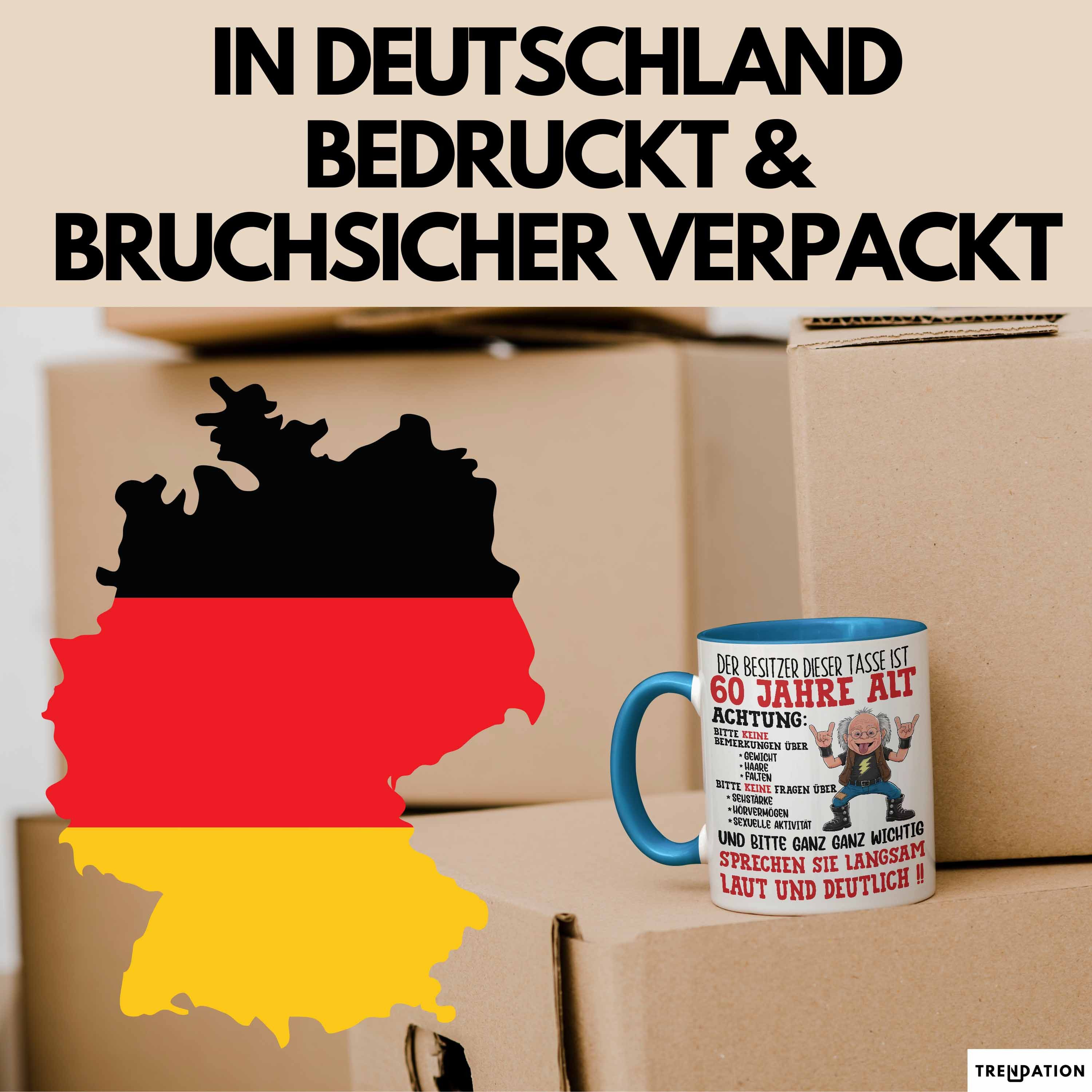Trendation Tasse 60. Geburtstag Tasse Geschenk Der Besitzer Dieser Tasse Ist 60 Jahre A – Bild 5 von 5