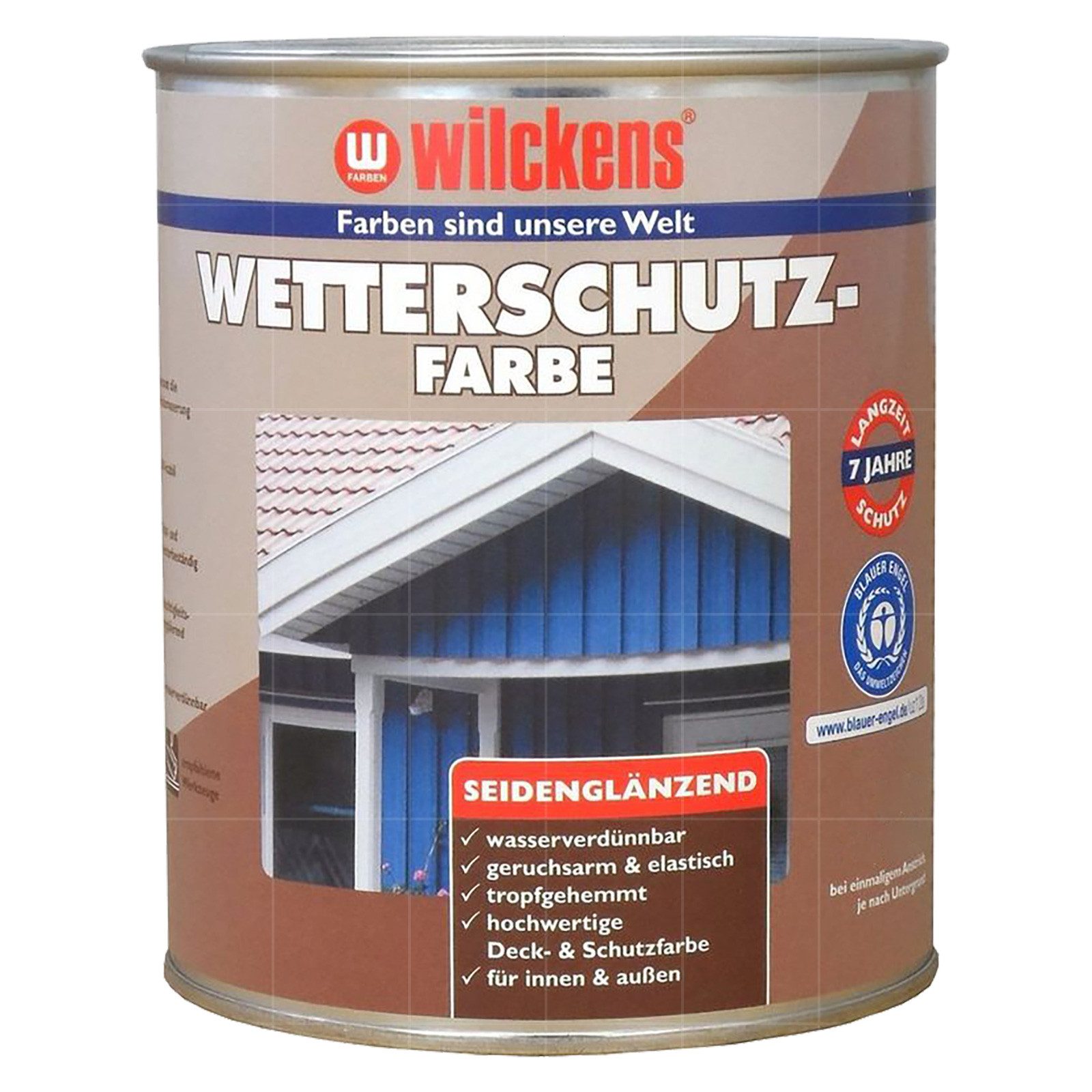 Wilckens Farben Wetterschutzfarbe Wetterschutzfarbe - 2.5 Liter