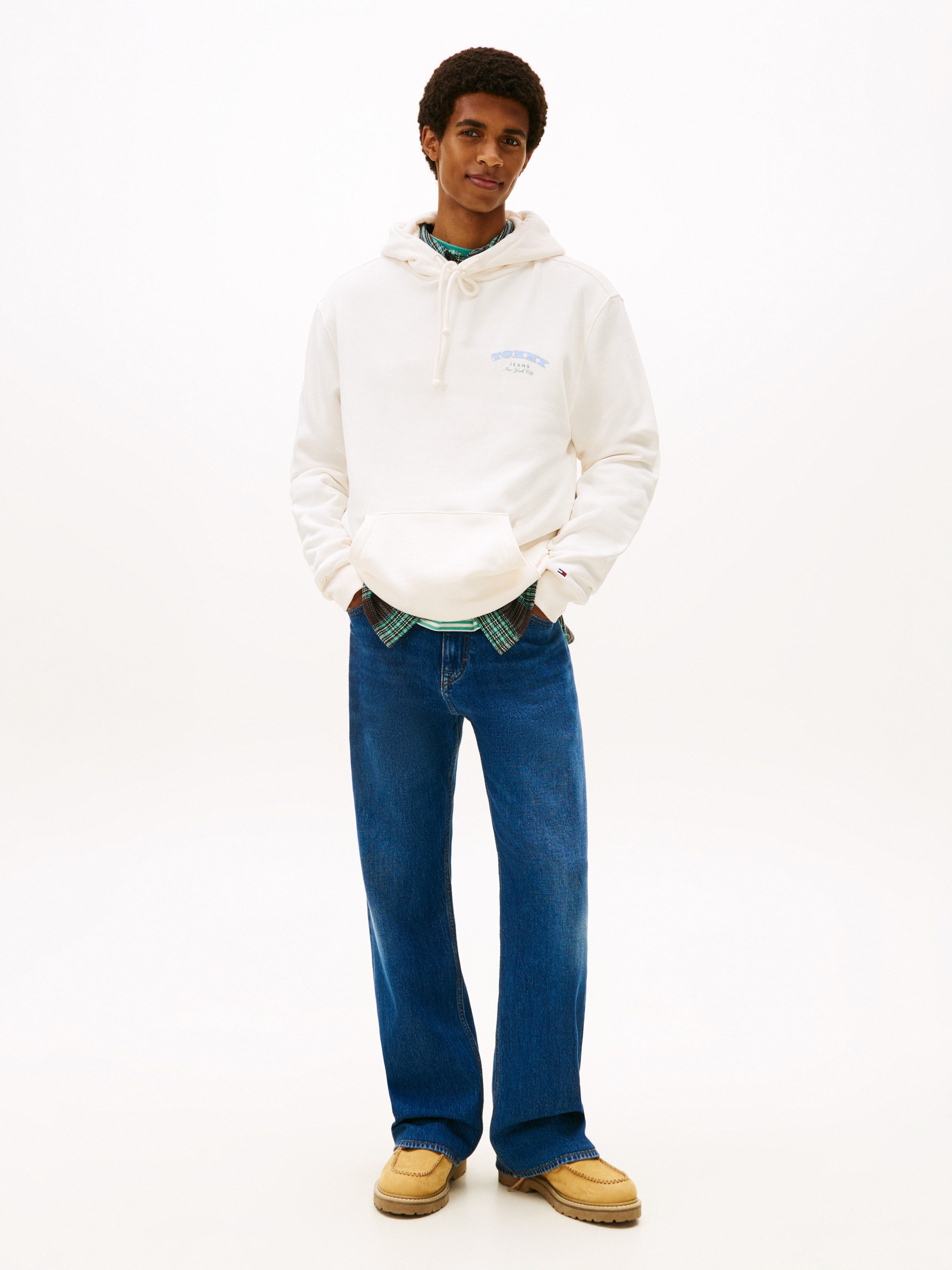 Tommy Jeans Hoodie TJM DOLLAR STACK mehrfarbiger Rückenprint, regular fit