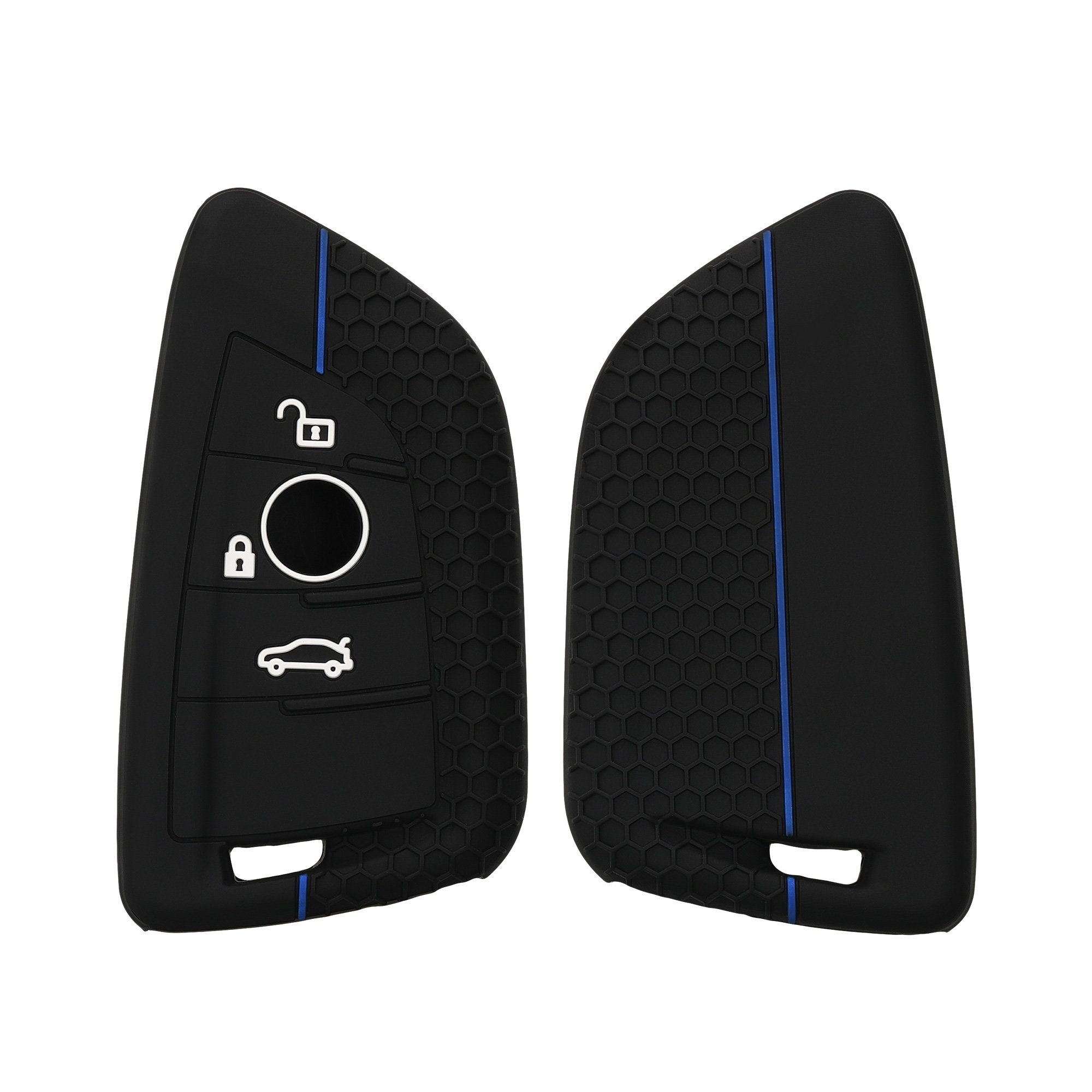 kwmobile Schlüsseltasche Autoschlüssel Silikon Hülle für BMW, Schlüsselhülle Schlüssel Case Cover