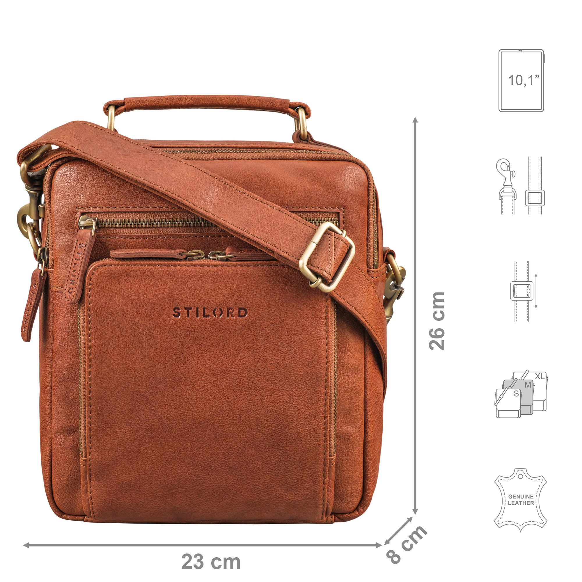 STILORD Schultertasche "Nelio" Stilvolle Umhängetasche Herren günstig online kaufen