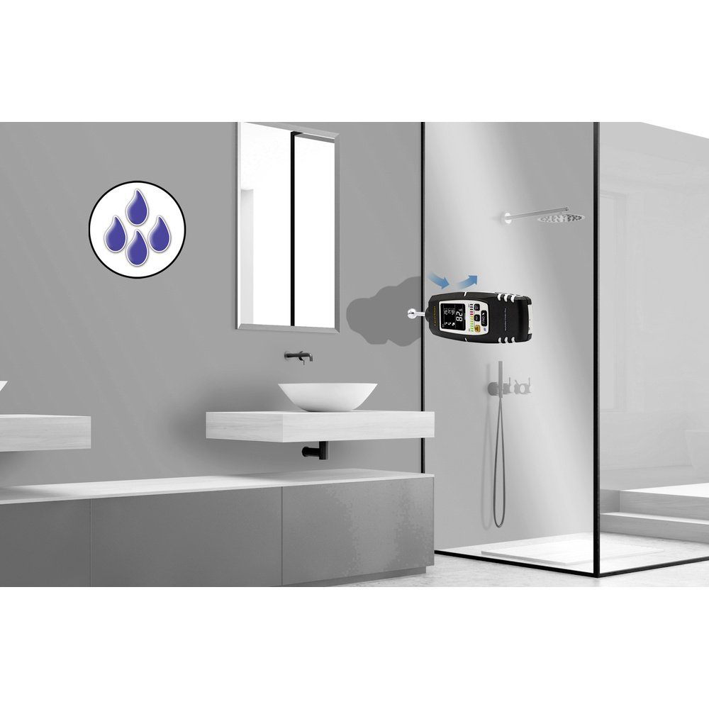 LASERLINER Feuchtigkeitsmesser Laserliner MultiWet-Finder Plus Materialfeuchtemessgerät Temperatur