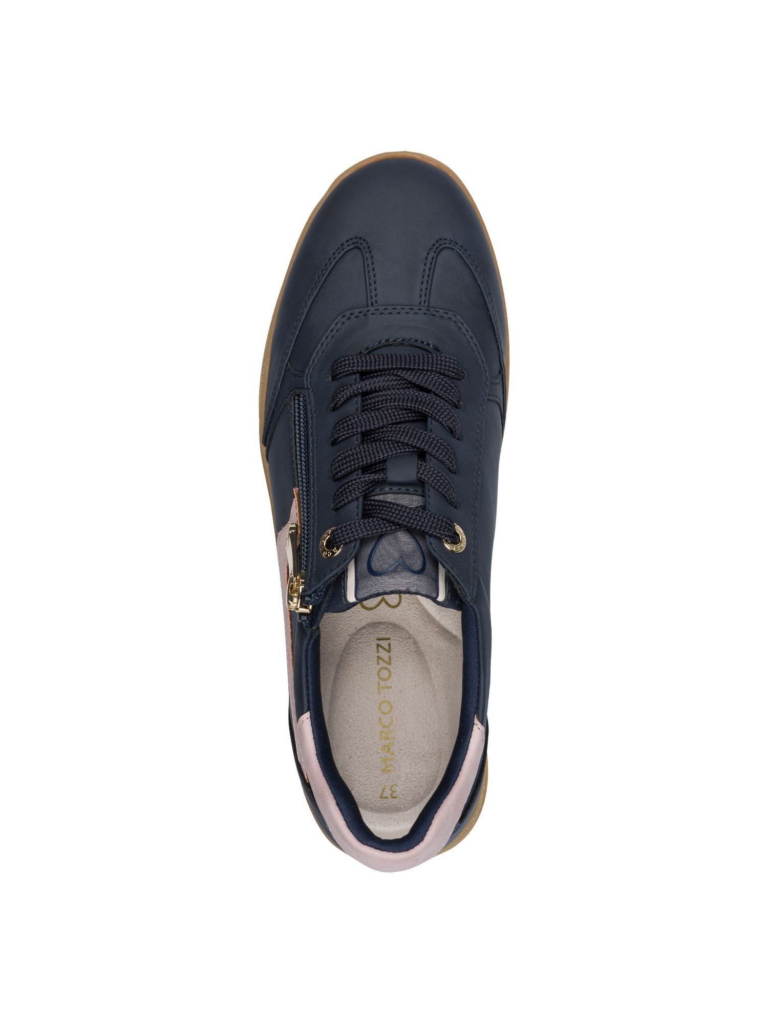 MARCO TOZZI FEEL, Removable Sock mit Schnürsenkel kein Absatz Sneaker FEEL