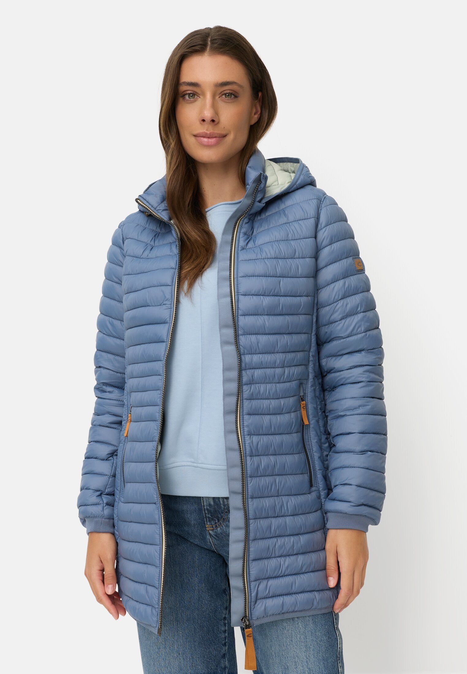 camel active Funktionsjacke mit Reißverschlusstaschen Langarm Reflektierende Details