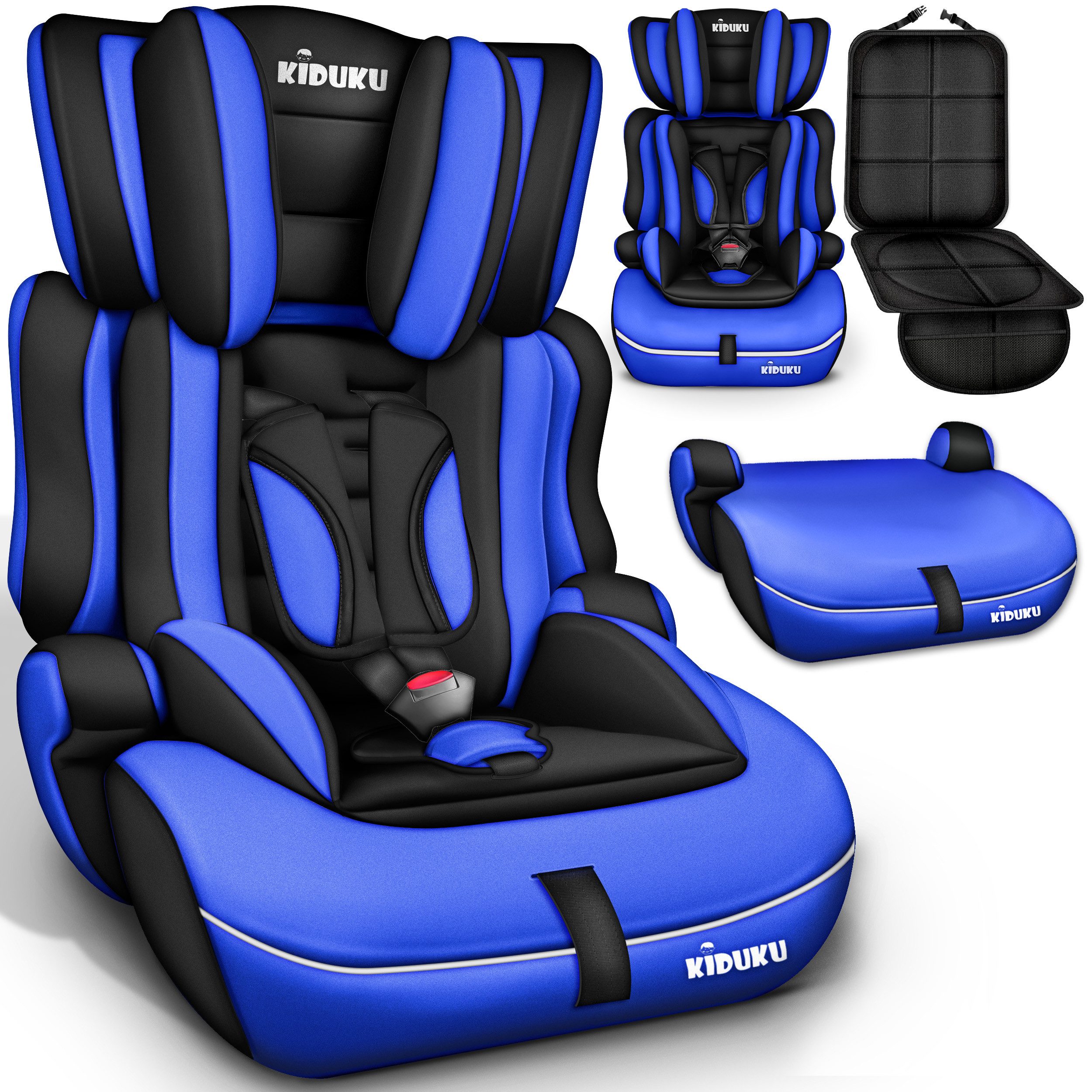 KIDUKU Autokindersitz Kindersitz 9-36 kg (1-12 Jahre), Autositz ECE R 129/03, Kinderautositz Gruppe 1/2/3