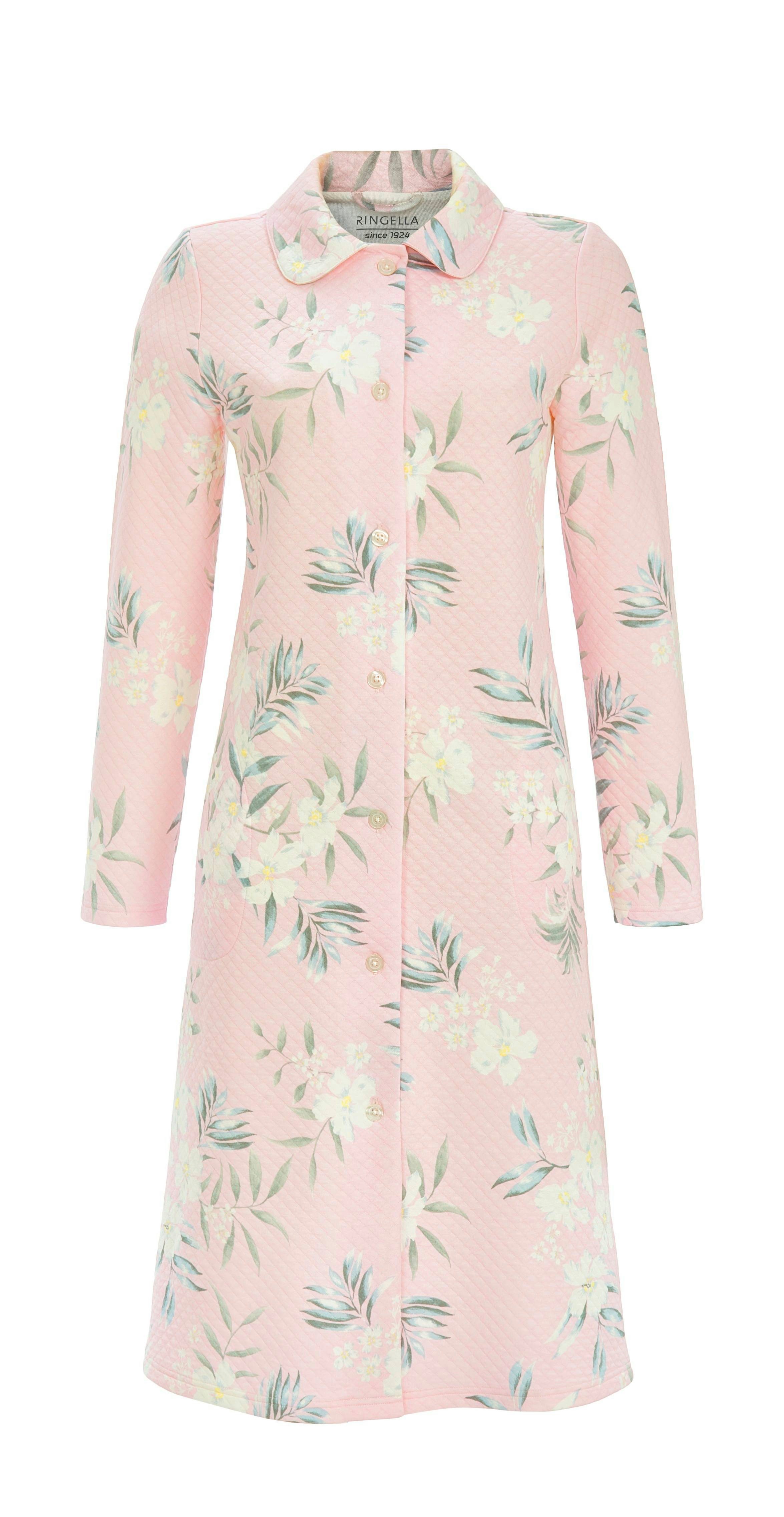 Ringella Damenbademantel, Morgenmantel in Steppoptik, Länge 110 cm, durchge günstig online kaufen